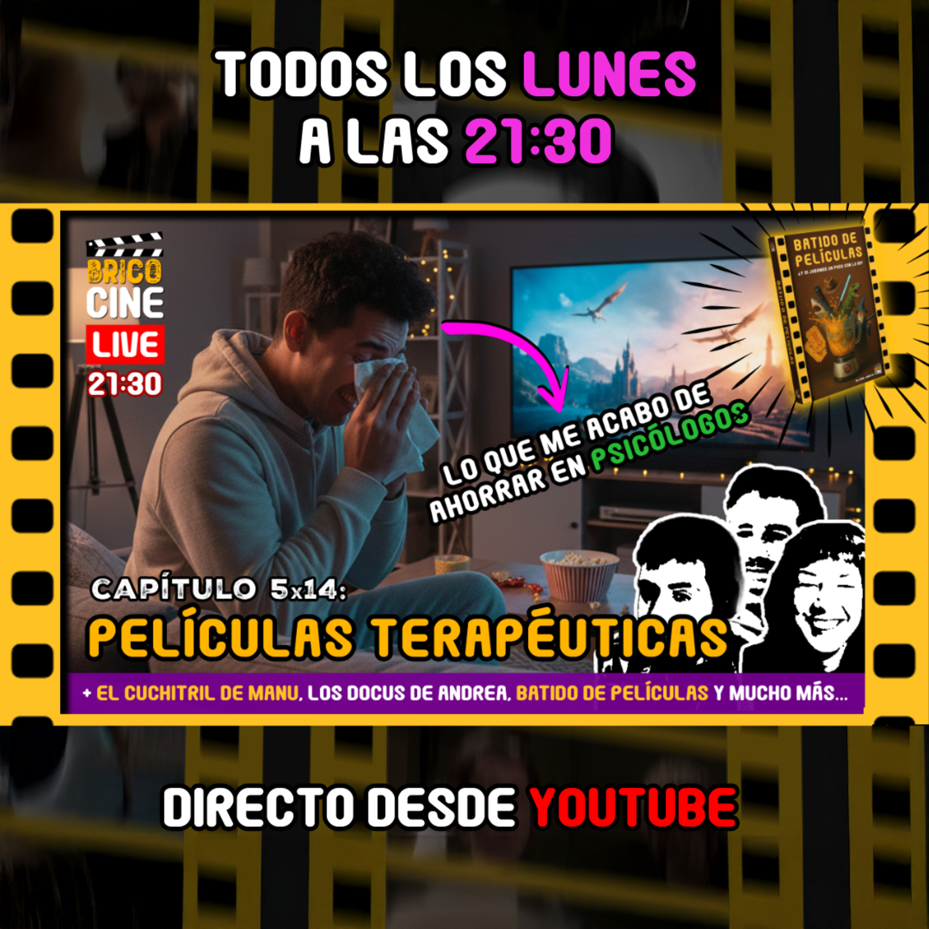 Portada de BRICOCHARLAS DE CINE (EL PODCAST DE BRICOCINE)