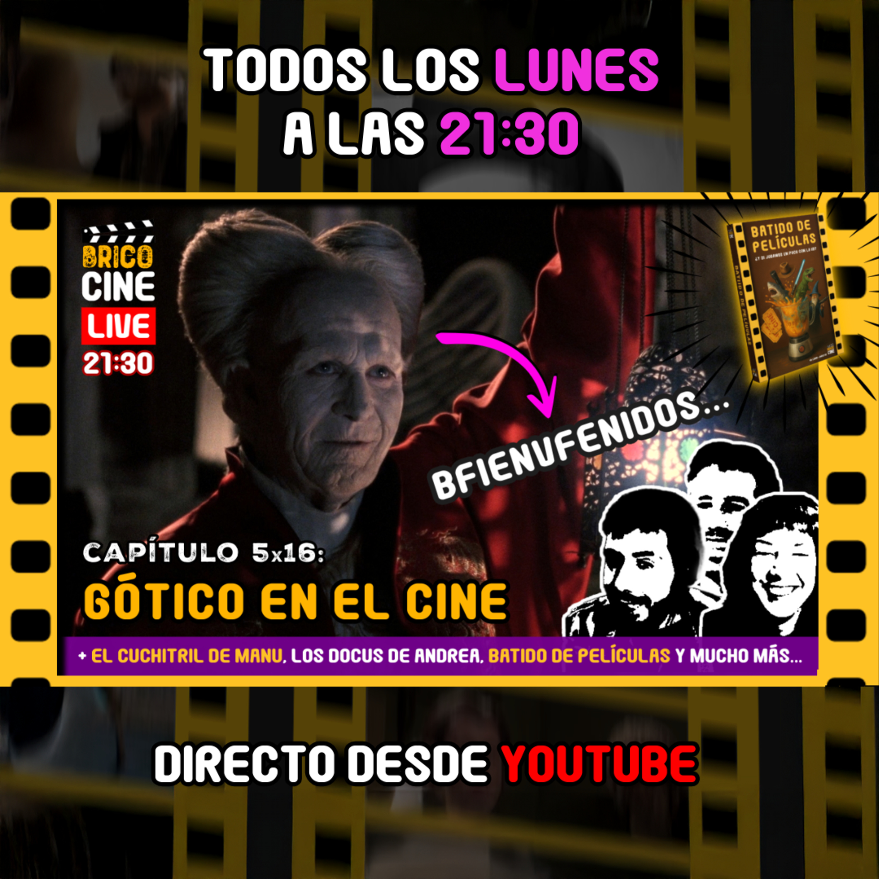Portada de BRICOCHARLAS DE CINE (EL PODCAST DE BRICOCINE)