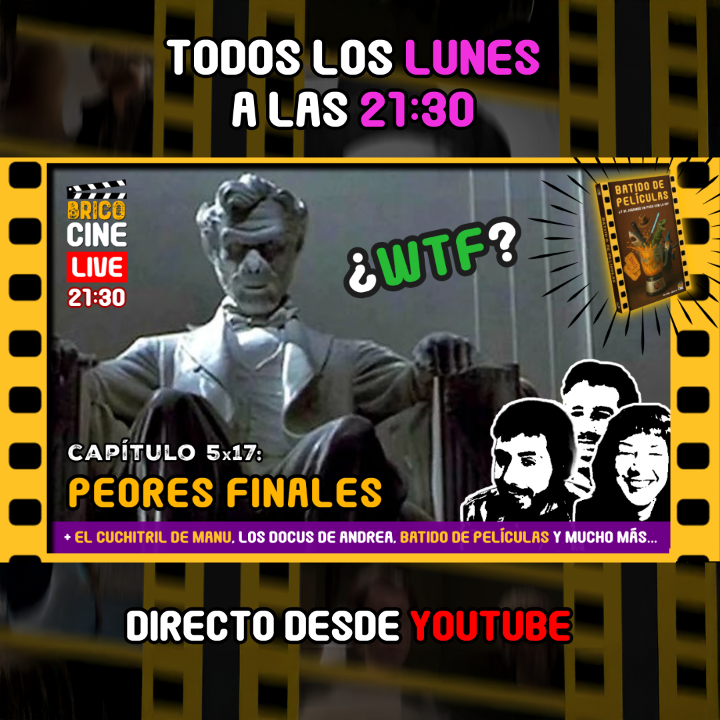 Portada de BRICOCHARLAS DE CINE (EL PODCAST DE BRICOCINE)