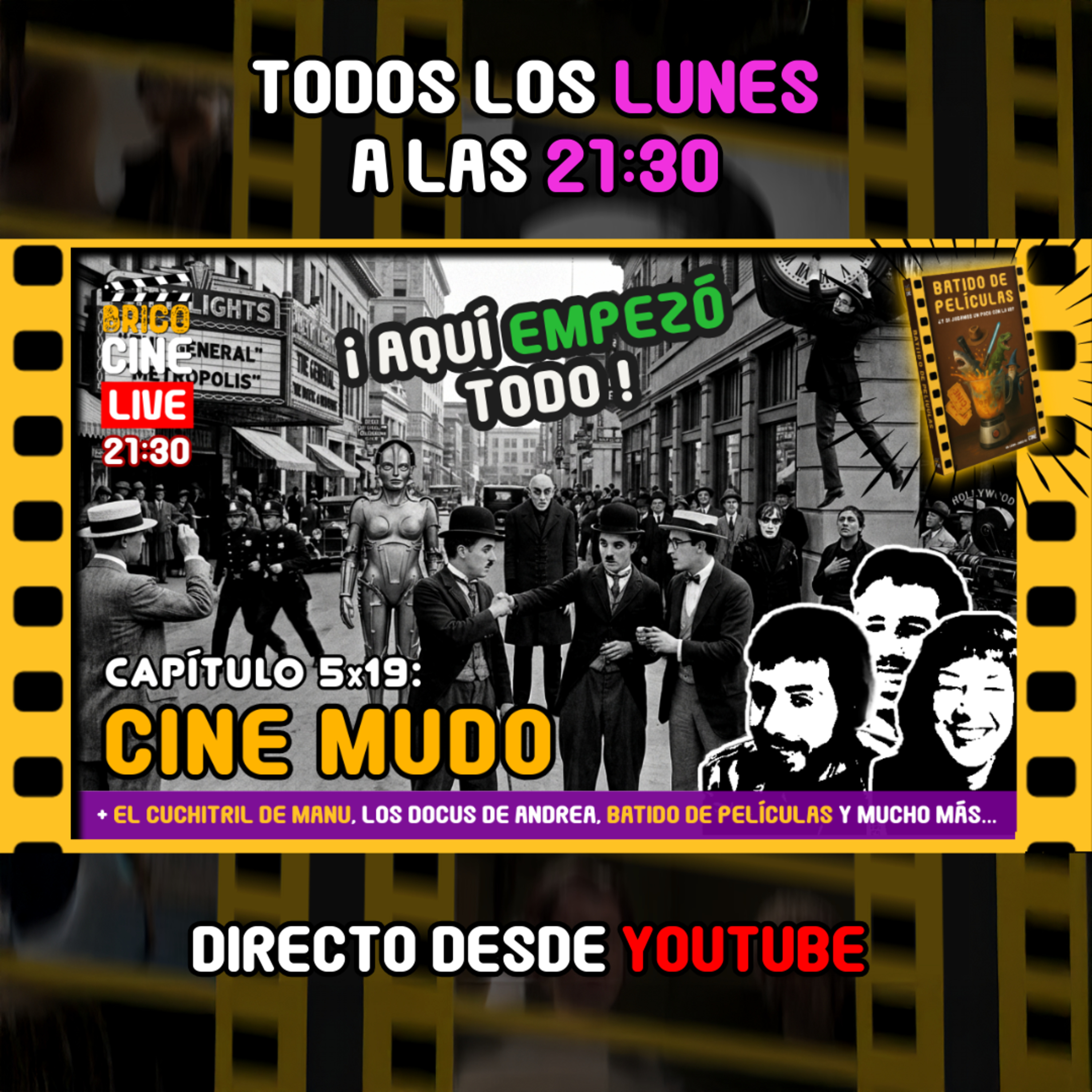 Portada de BRICOCHARLAS DE CINE (EL PODCAST DE BRICOCINE)