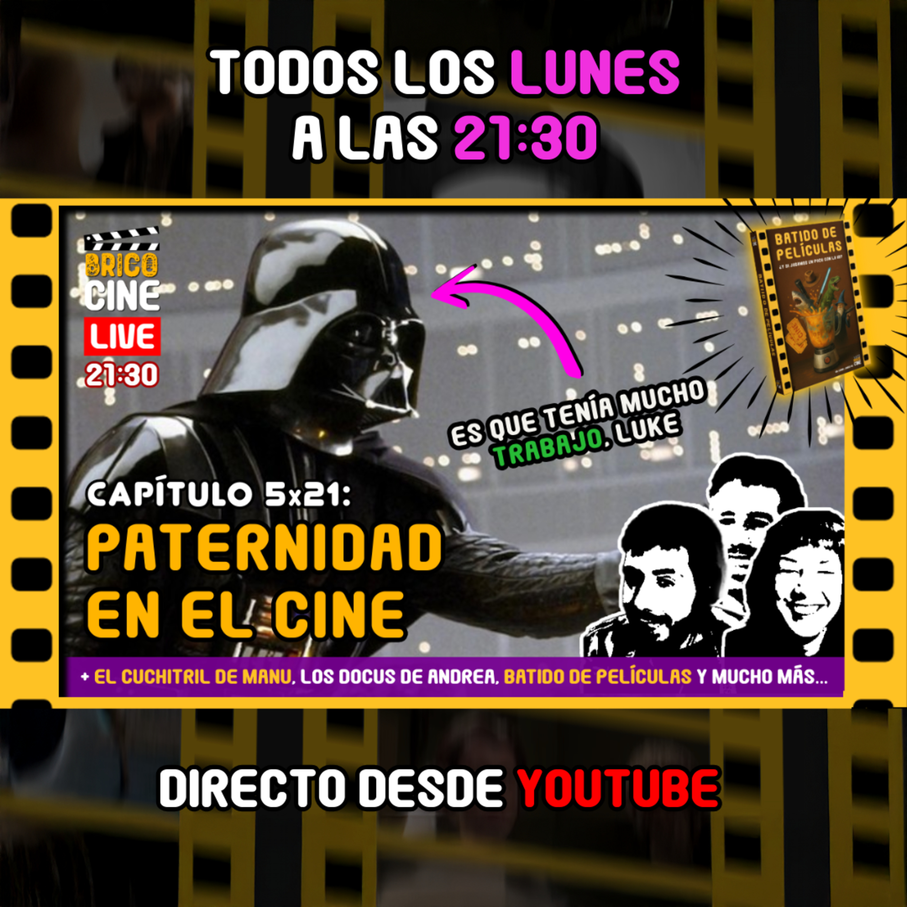 Portada de BRICOCHARLAS DE CINE (EL PODCAST DE BRICOCINE)