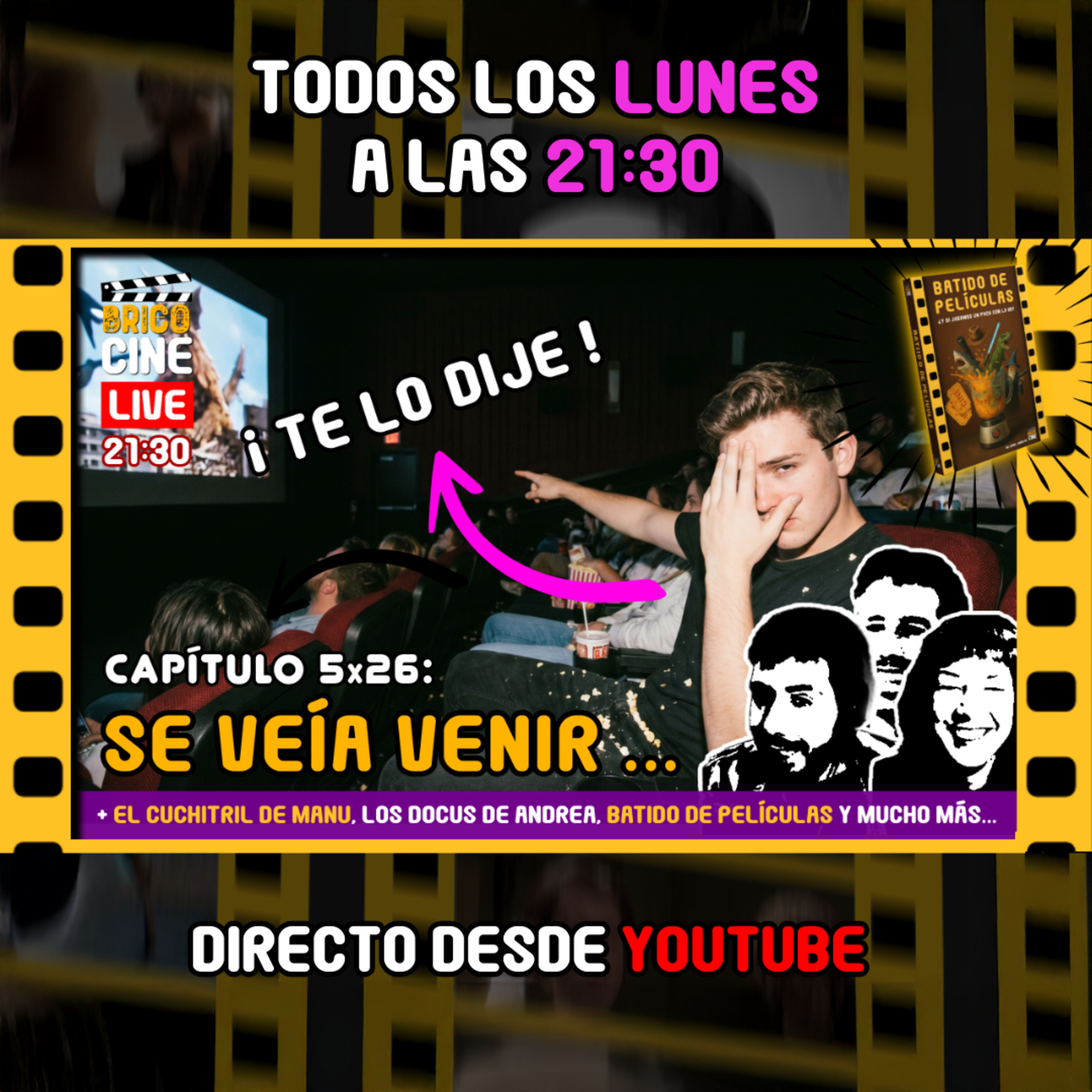 Portada de BRICOCHARLAS DE CINE (EL PODCAST DE BRICOCINE)