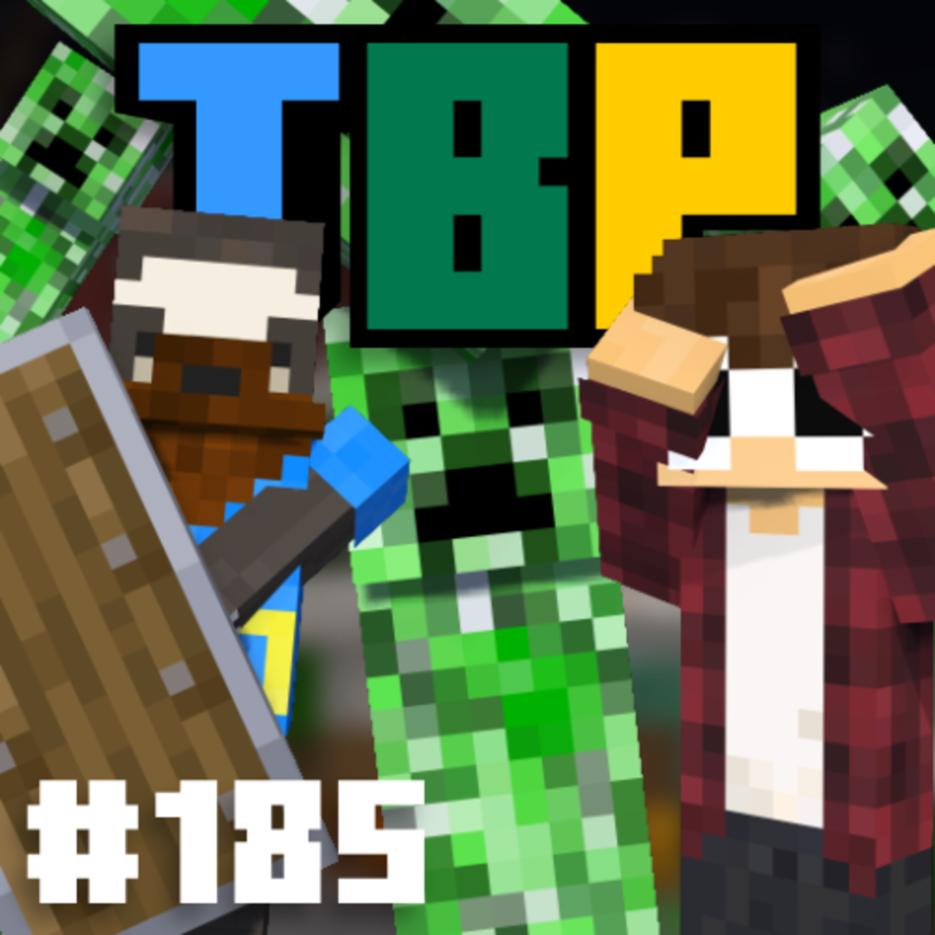 The Block Party Podcast 185 | 💣Creeper Farm👨🌾 | A Minecraft Podcast episode artwork