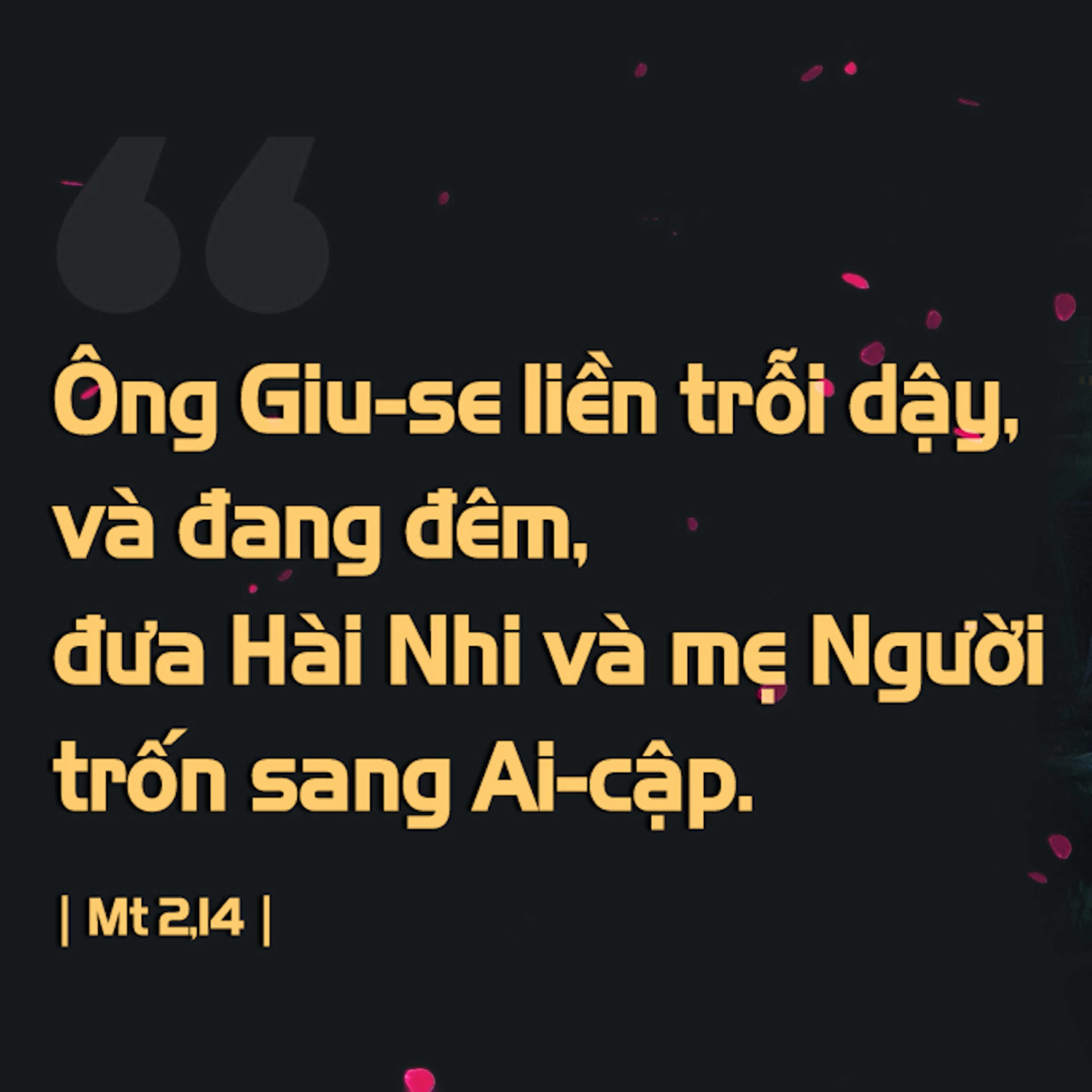 TRỐN SANG AI CẬP | MANNA (Lễ Thánh Gia Thất - Năm A - Mt 2,13-15.19-23)