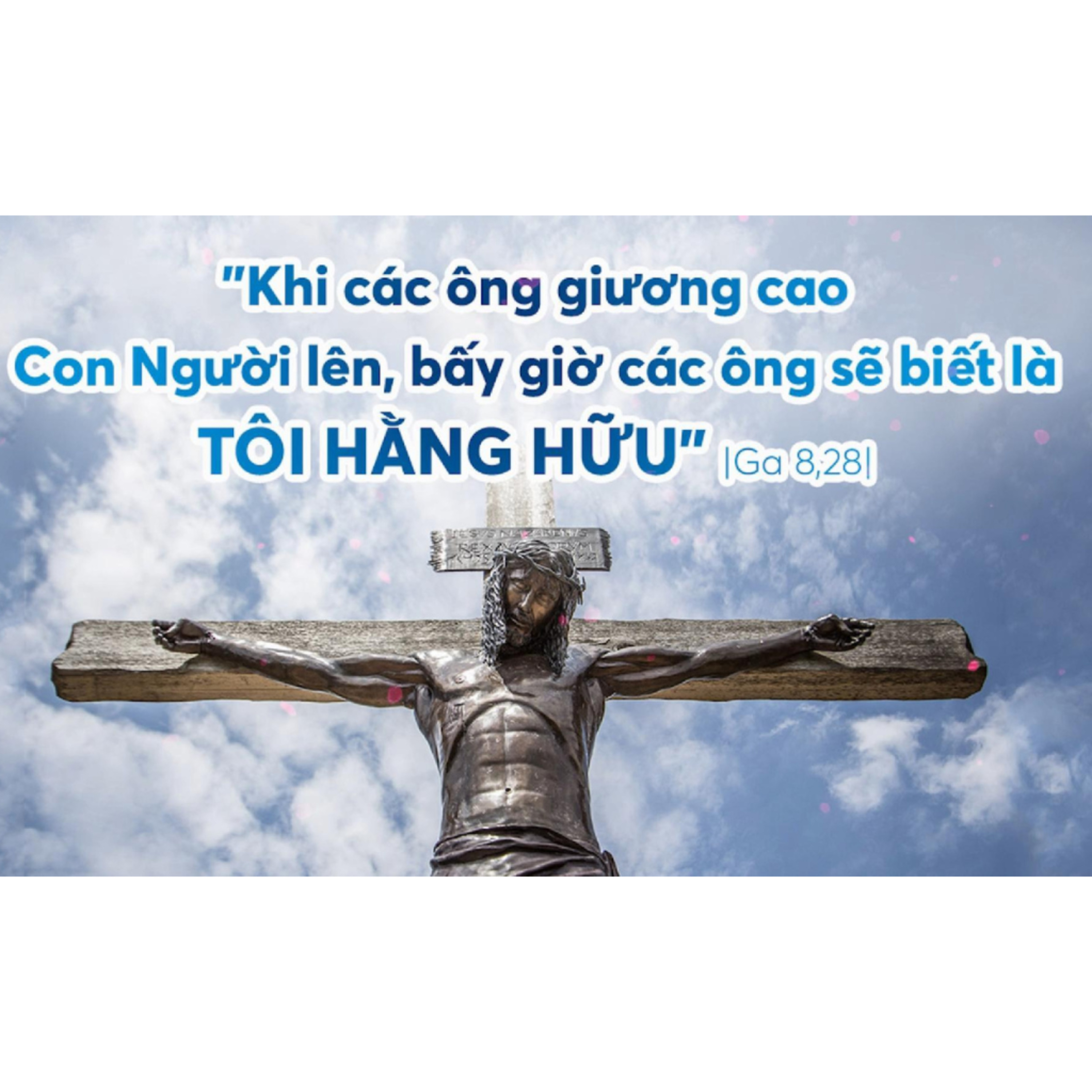 GIƯƠNG CON NGƯỜI LÊN | MANNA (Thứ Ba Tuần 5 Mùa Chay - Ga 8,21-30)