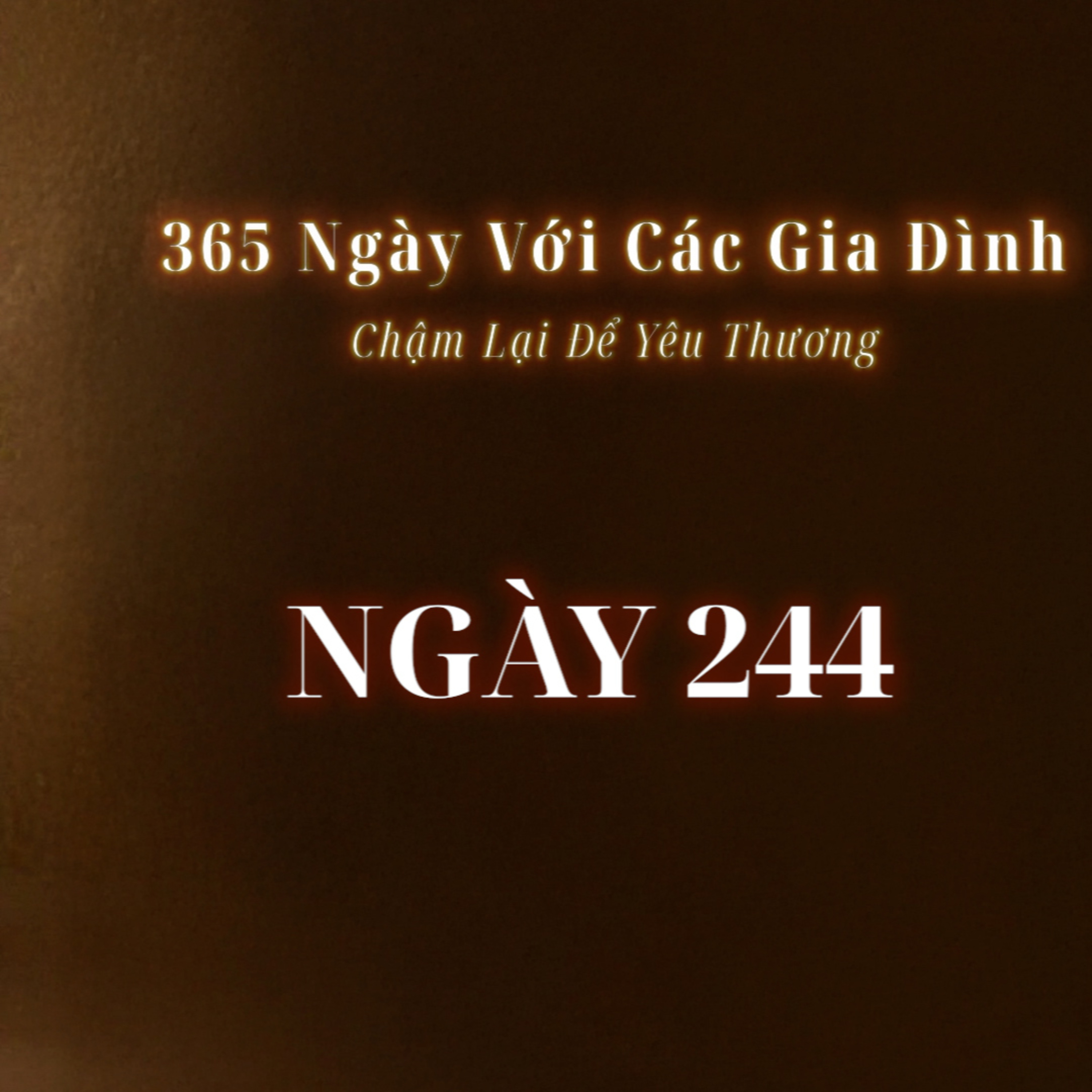 Ngày 244 | 365 NGÀY VỚI CÁC GIA ĐÌNH