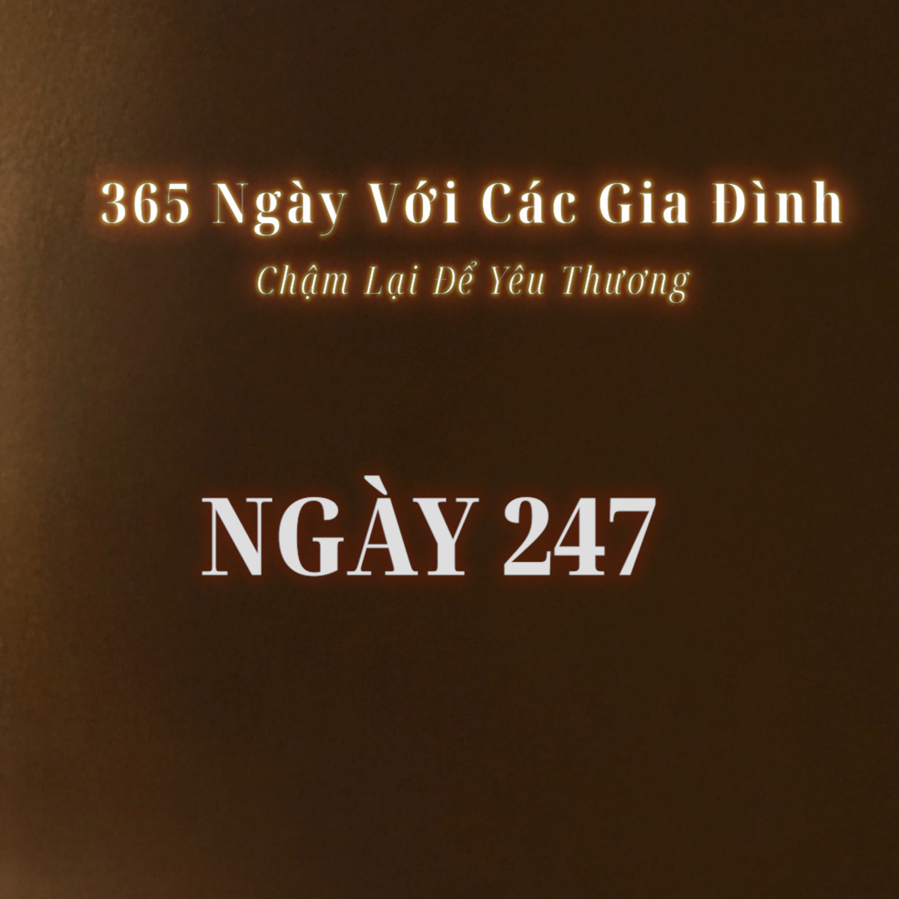 Ngày 247 | 365 NGÀY VỚI CÁC GIA ĐÌNH