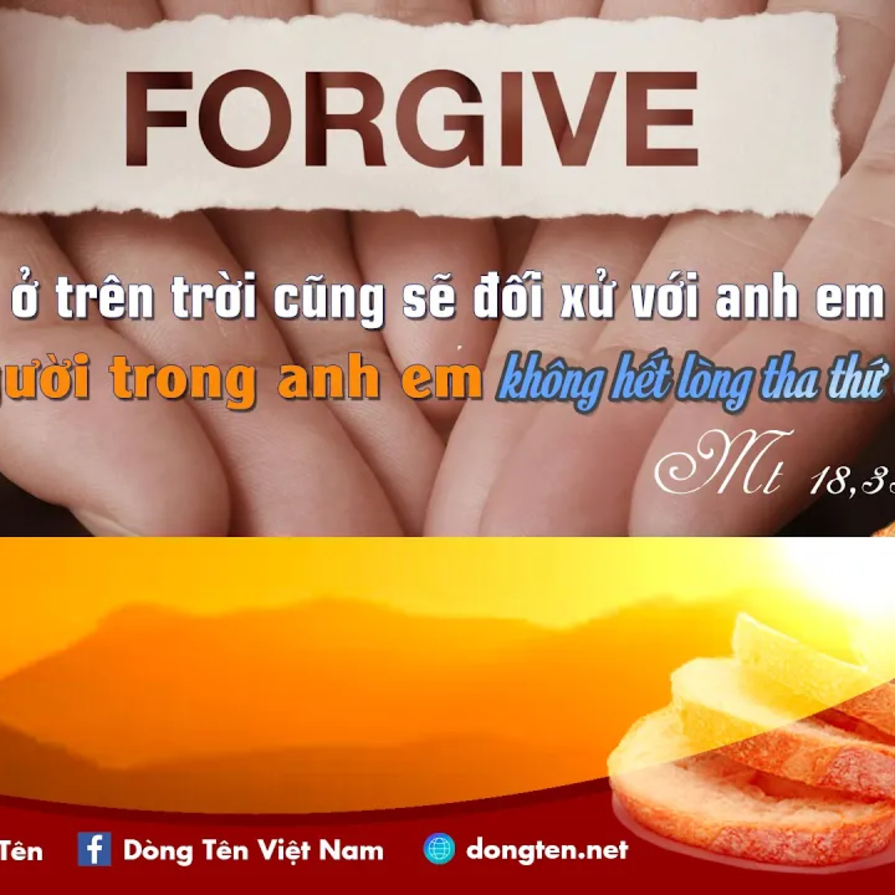 Manna: Hết lòng tha thứ (Chúa nhật 24 Thường niên A, Mt 18, 21-35)