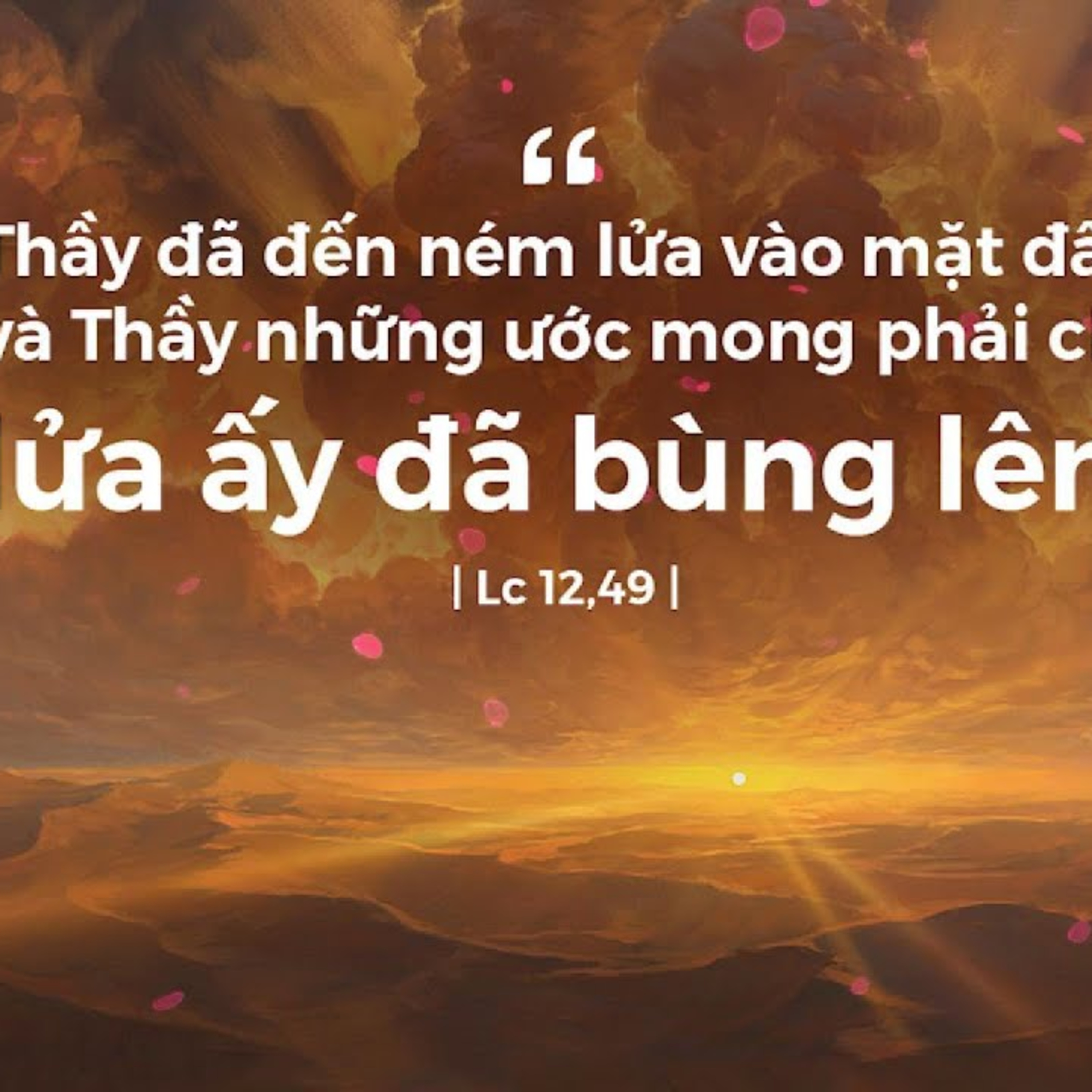 Manna: Phải chi lửa ấy đã bùng lên (Thứ năm Tuần 29 TN - Lc 12,49-53)