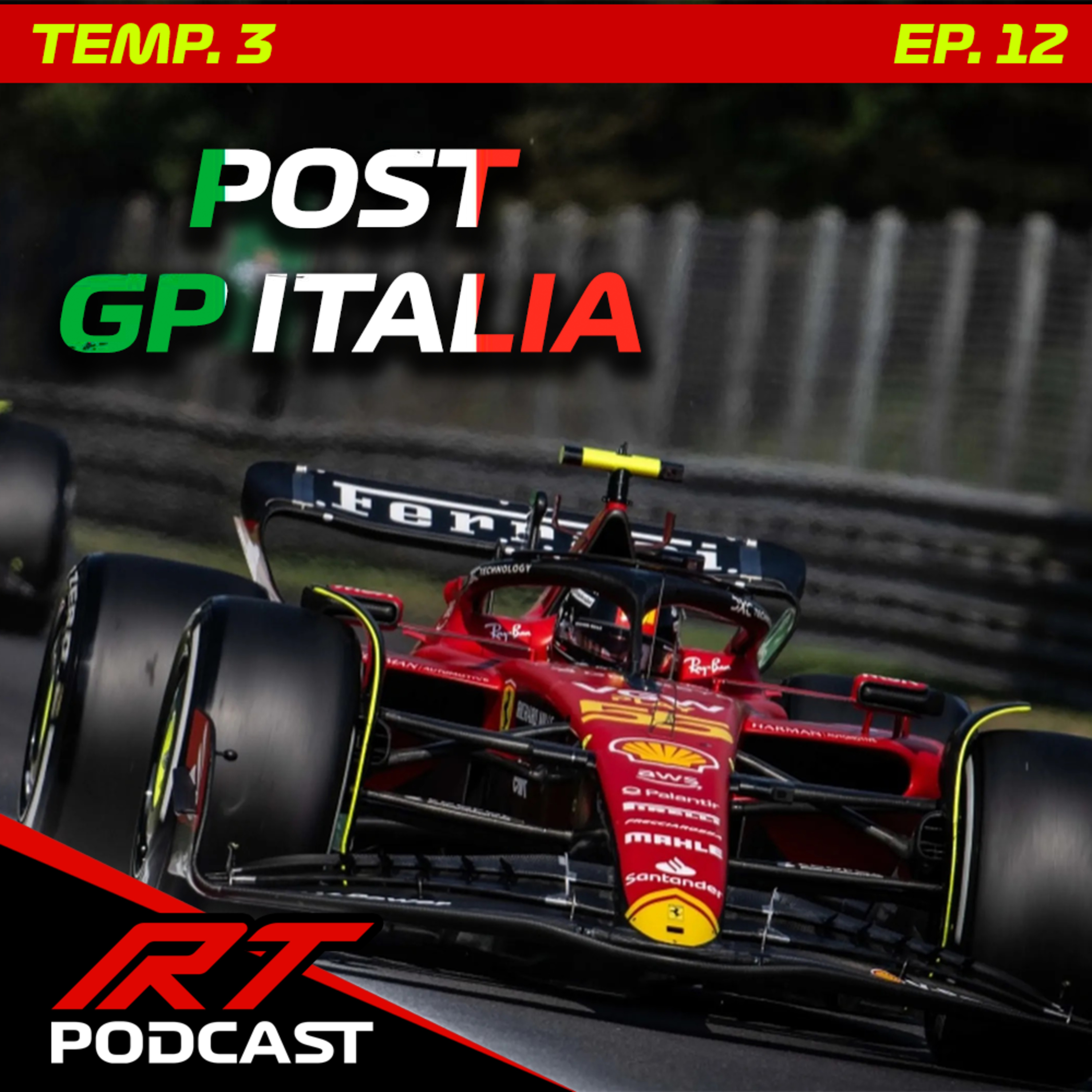PODCAST | 1 - 2 de RED BULL y RECORD de MAX en CASA de FERRARI | ANÁLISIS GP ITALIA F1 episode artwork
