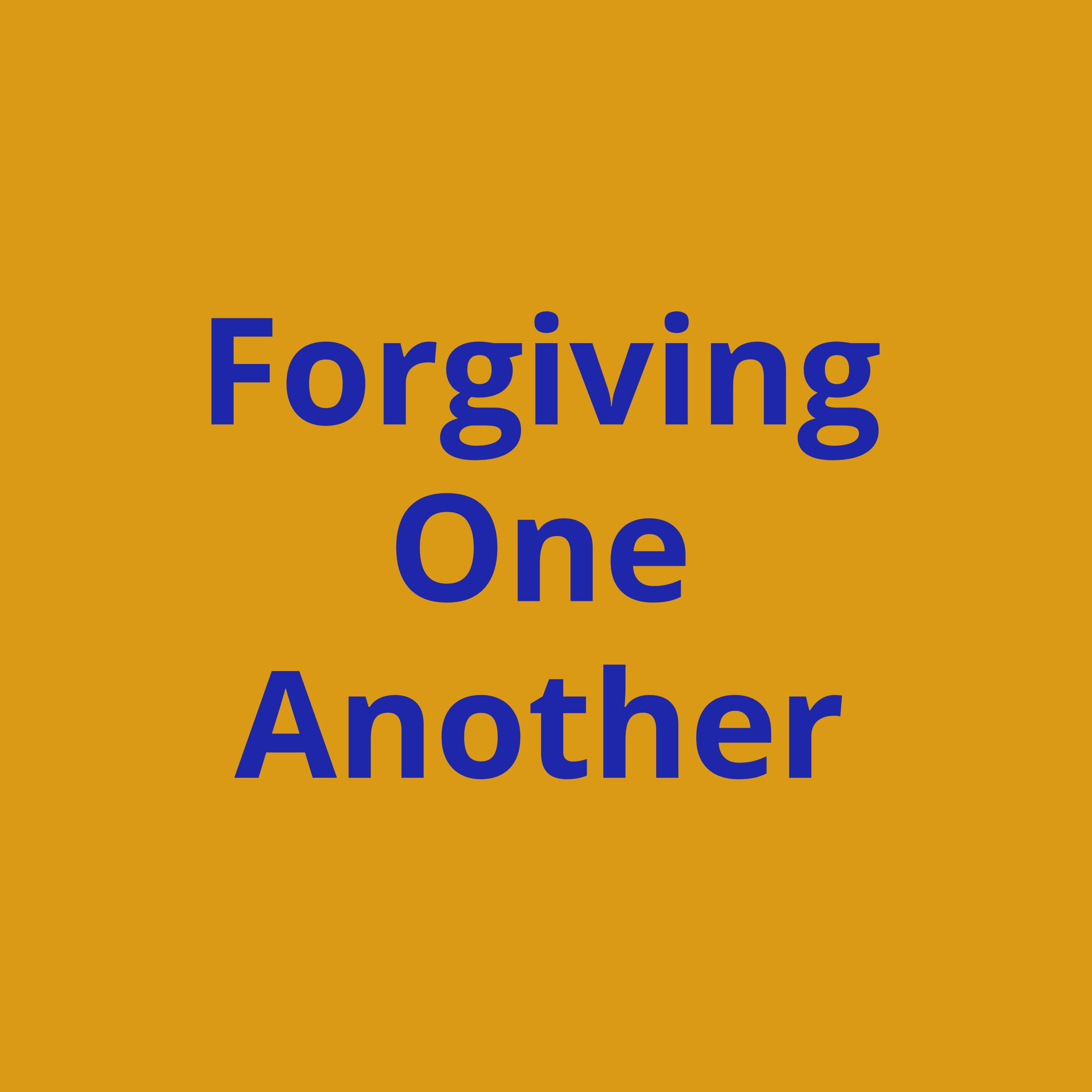 Forgiving One Another episode artwork