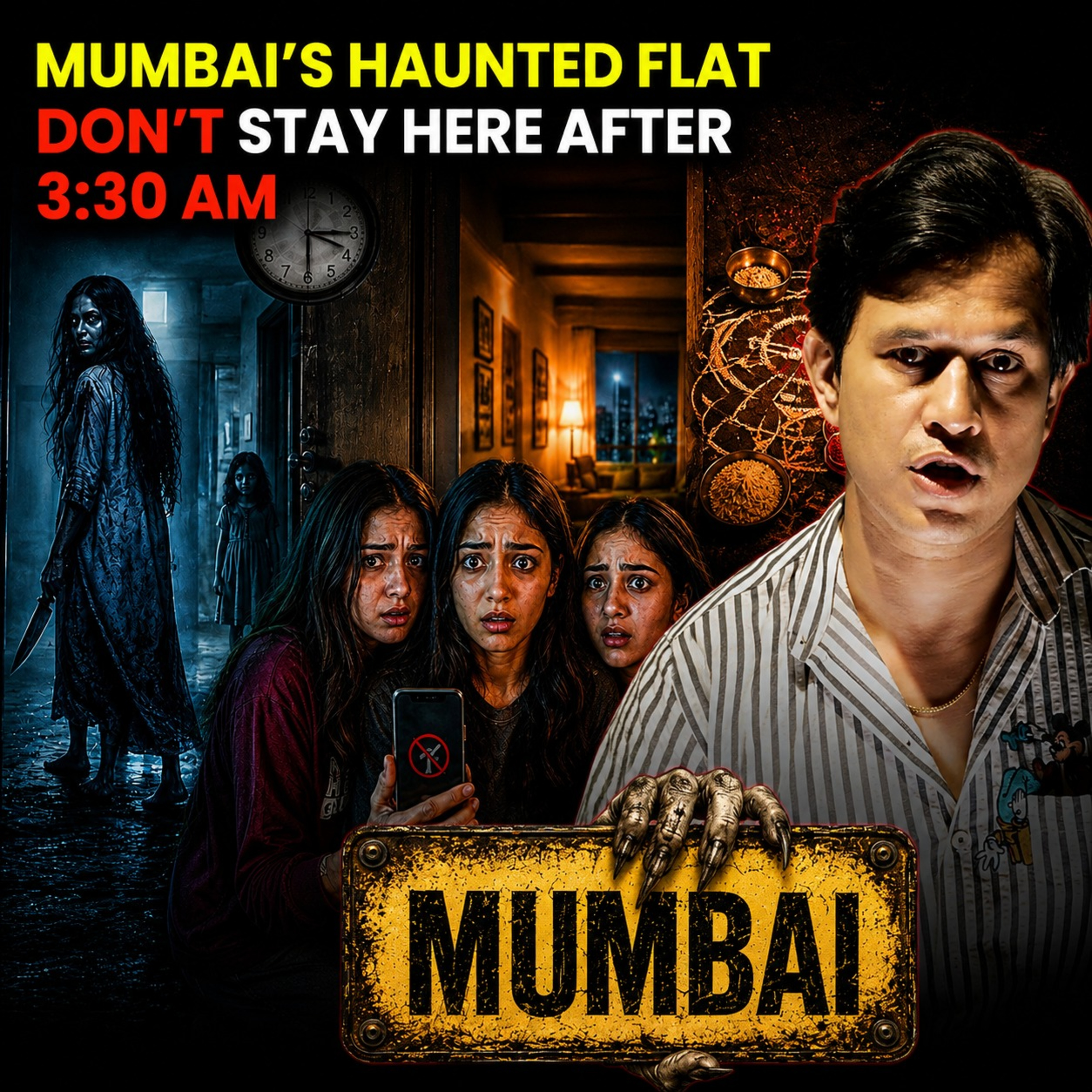 4 Girls Trapped Inside Mumbai’s Haunted Flat | True Horror Story