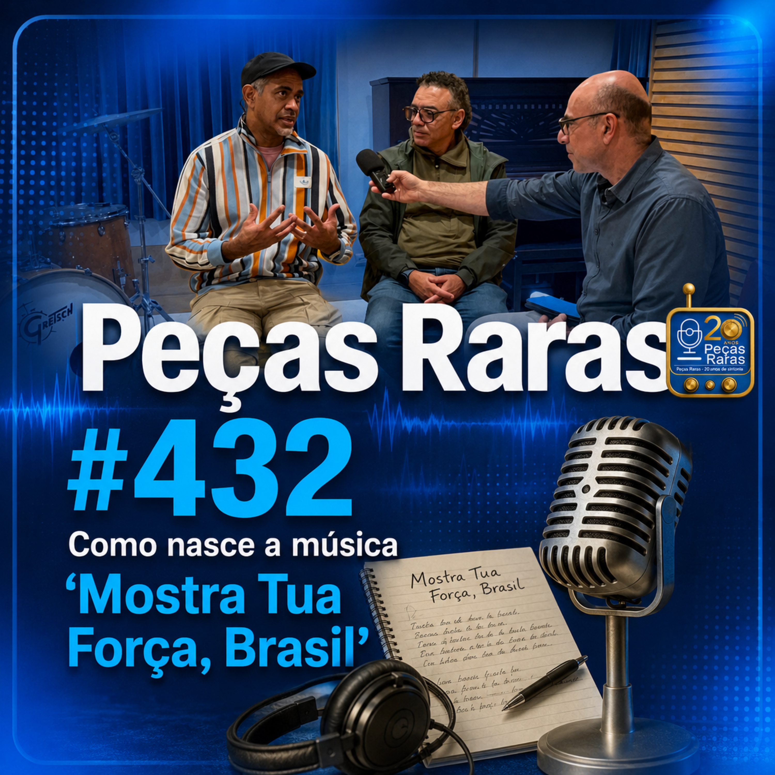 #432 Como nasce a música 'Mostra tua força, Brasil'  episode artwork