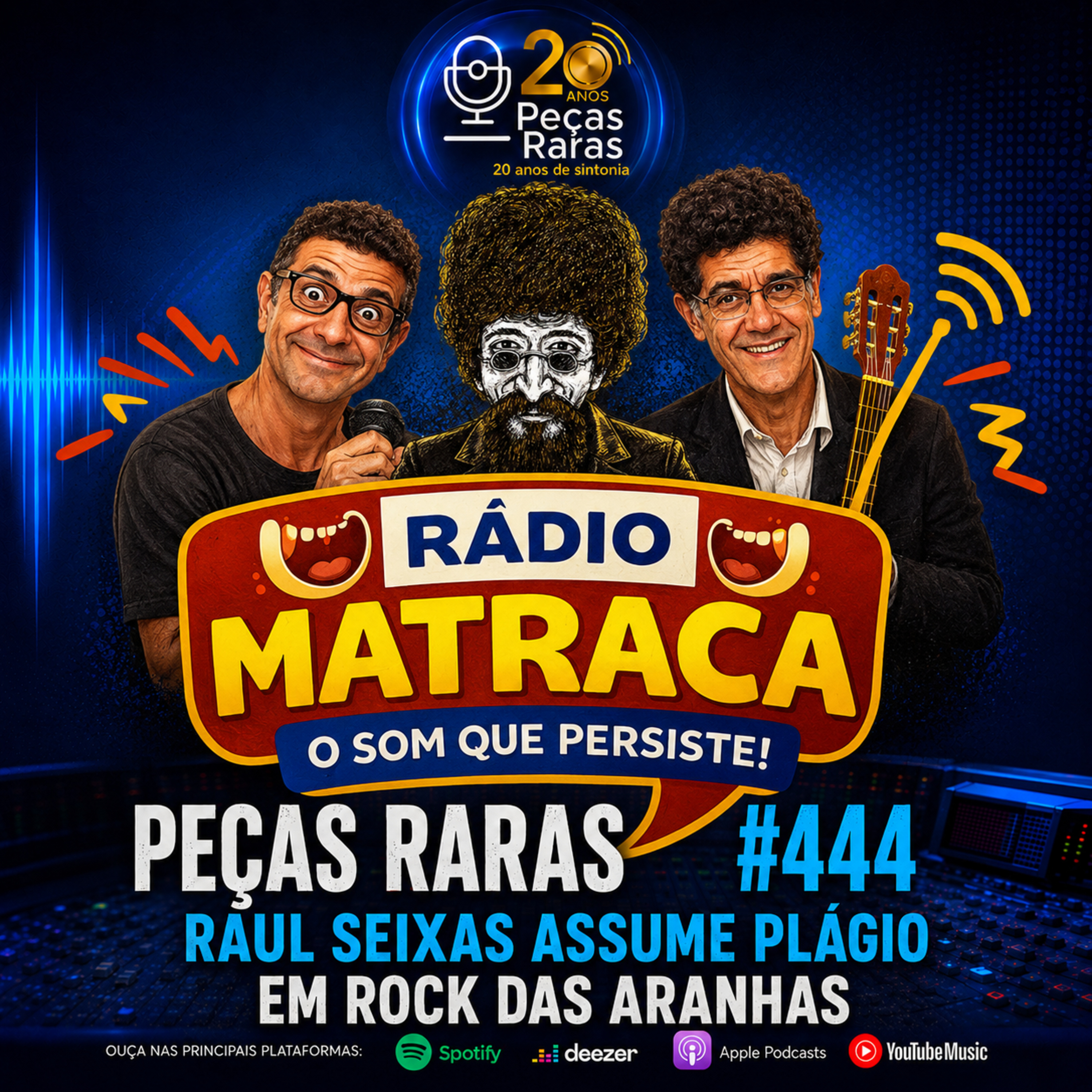 #444 Raul Seixas assume plágio em Rock das Aranhas  episode artwork