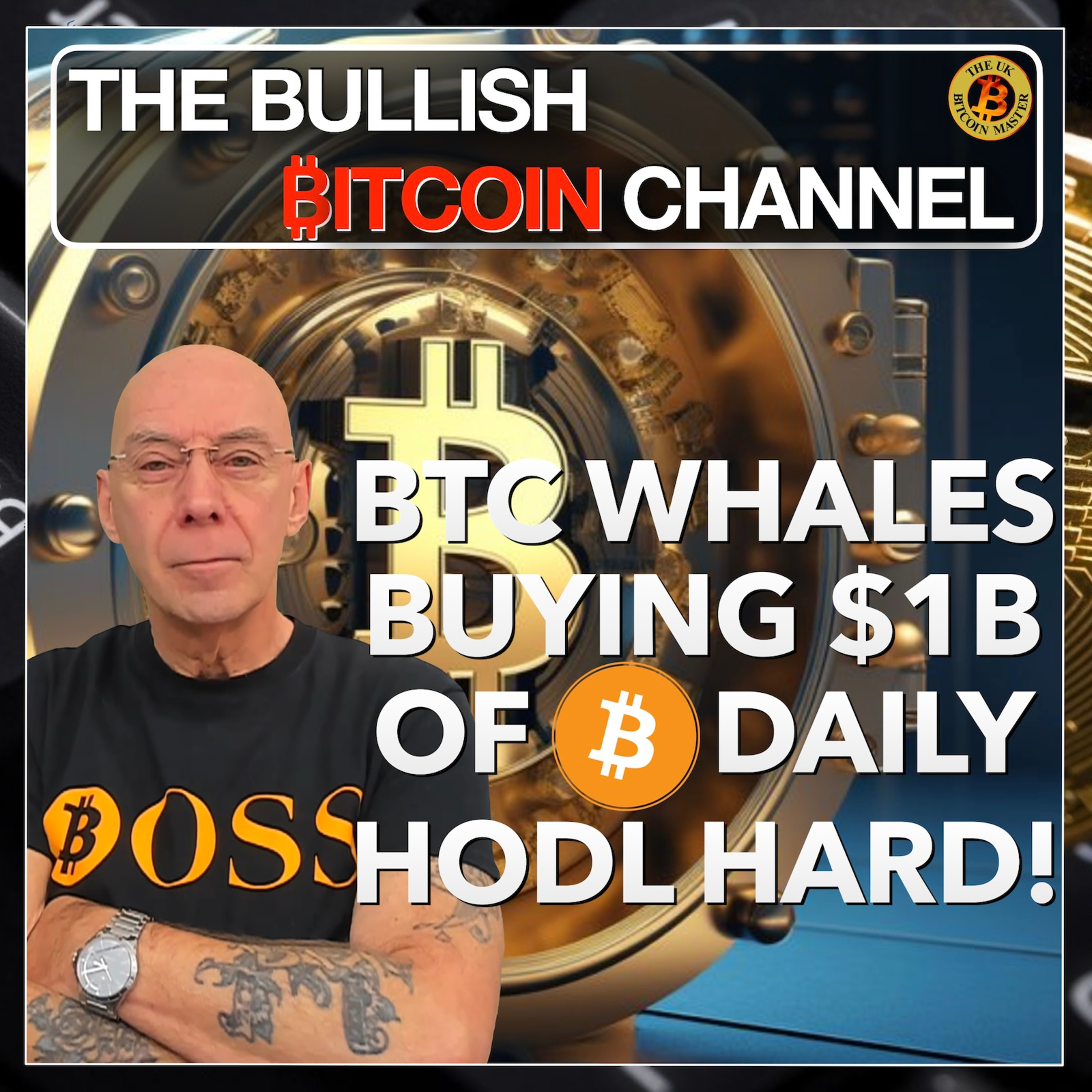 🇬🇧 Do not be fooled by BITCOIN sideways action - Whales amassing $1B a day - Strong Hand!! (Ep 627) 🚀