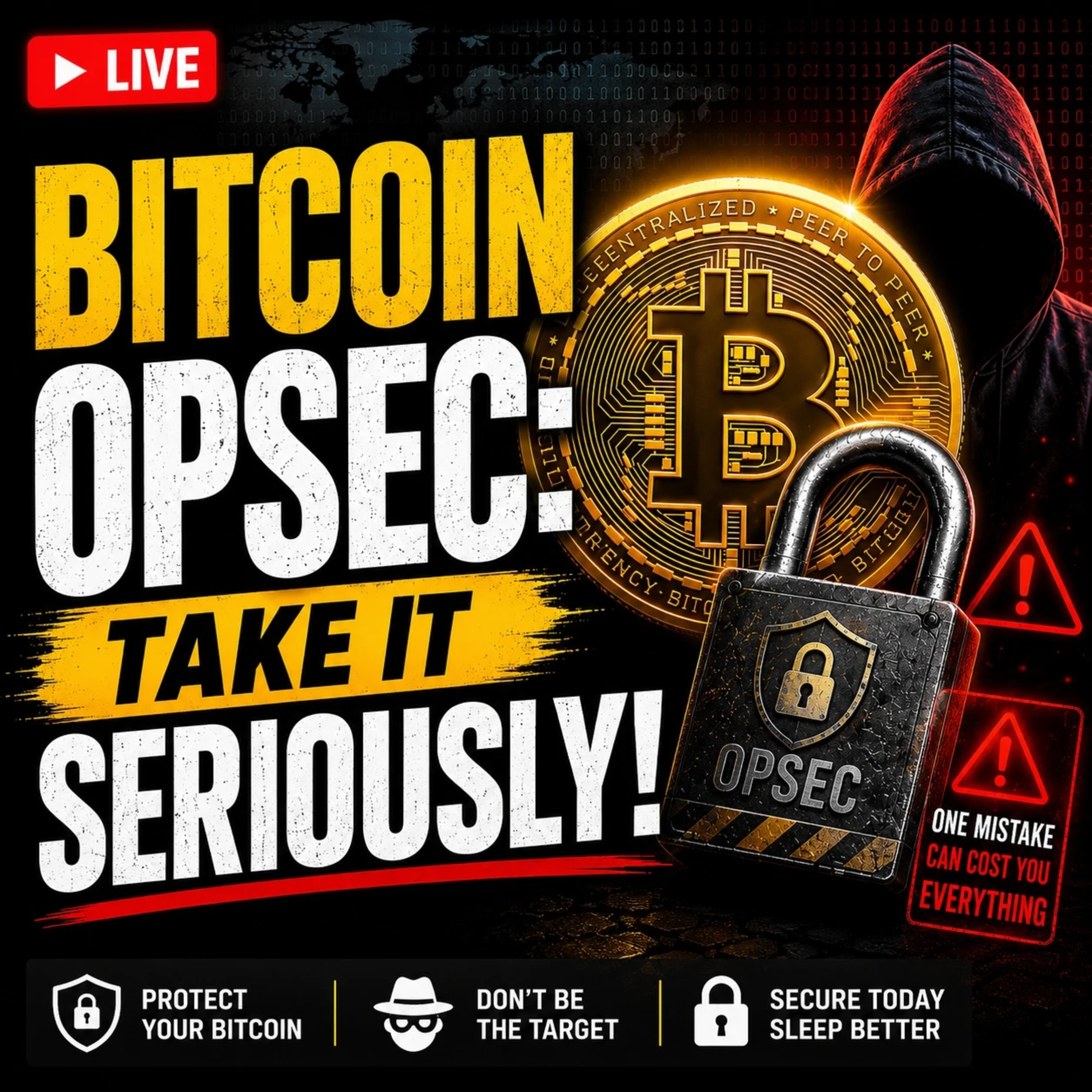 BITCOIN | Your Bitcoin Op Sec is so important so take it seriously! (Ep 841) episode artwork