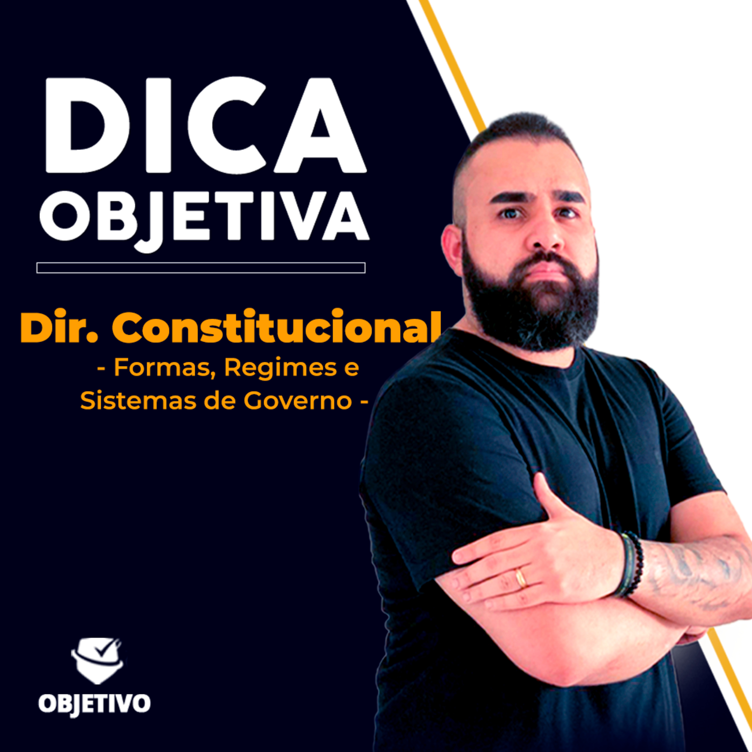 DICA OBJETIVA | Direito Constitucional: Formas, Regimes e Sistemas de Governo. Prof. Lucas Neto. episode artwork