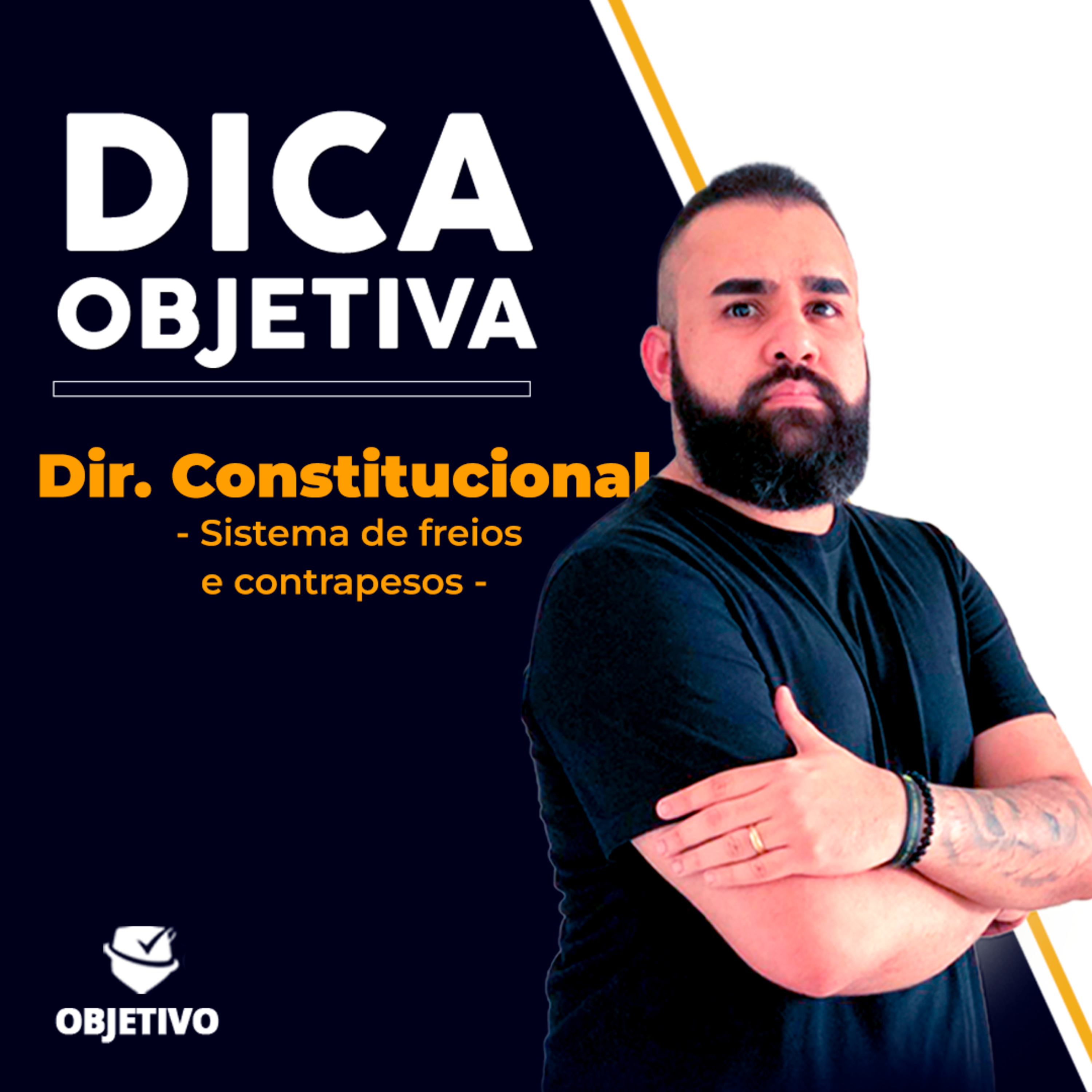 DICA OBJETIVA | Direito Constitucional: Sistema de freios e contrapesos - Prof. Lucas Neto. episode artwork