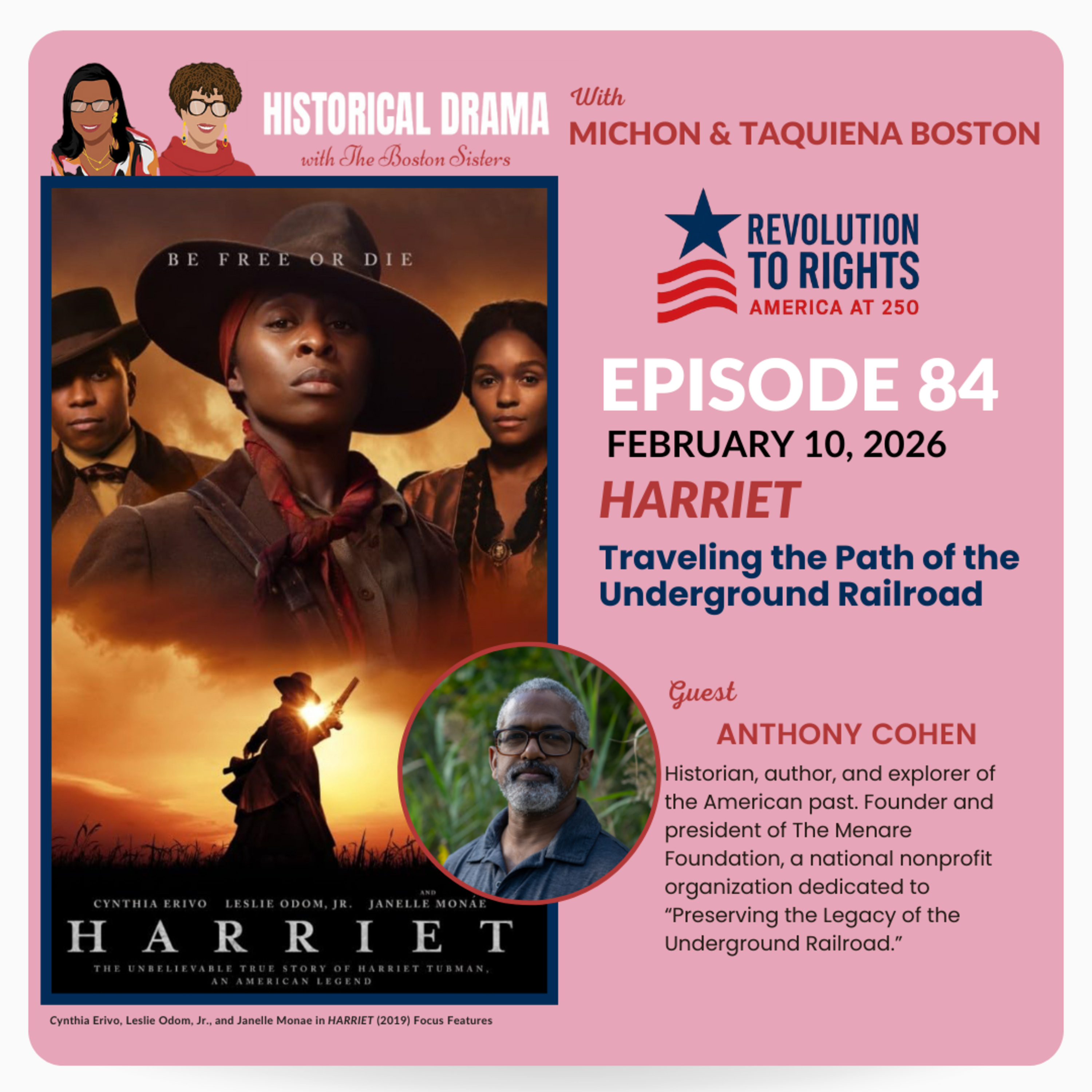 HARRIET: Traveling the Path of the Underground Railroad (Ep. 84) episode artwork