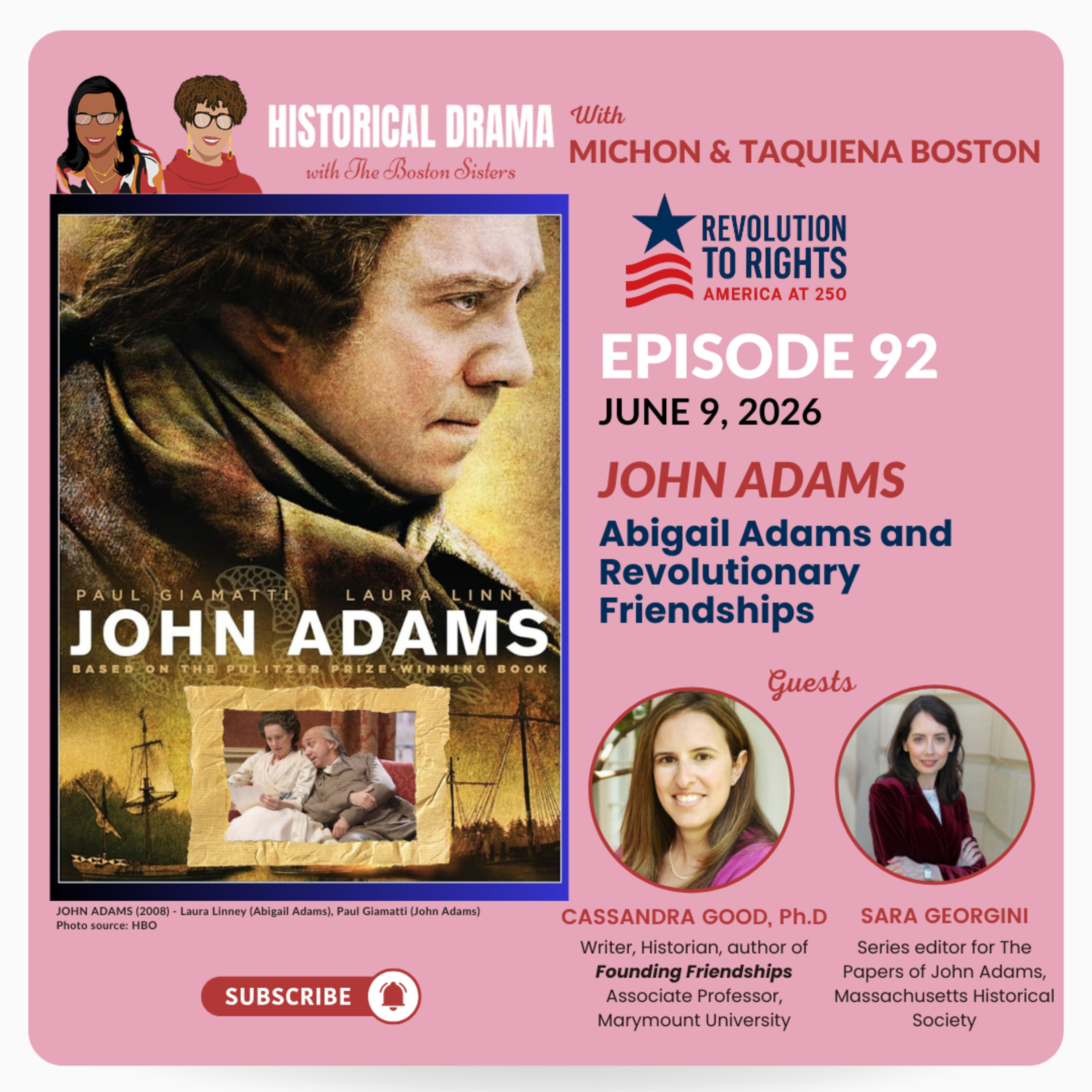 JOHN ADAMS (2008): Abigail Adams and Revolutionary Friendships (Ep. 92) episode artwork