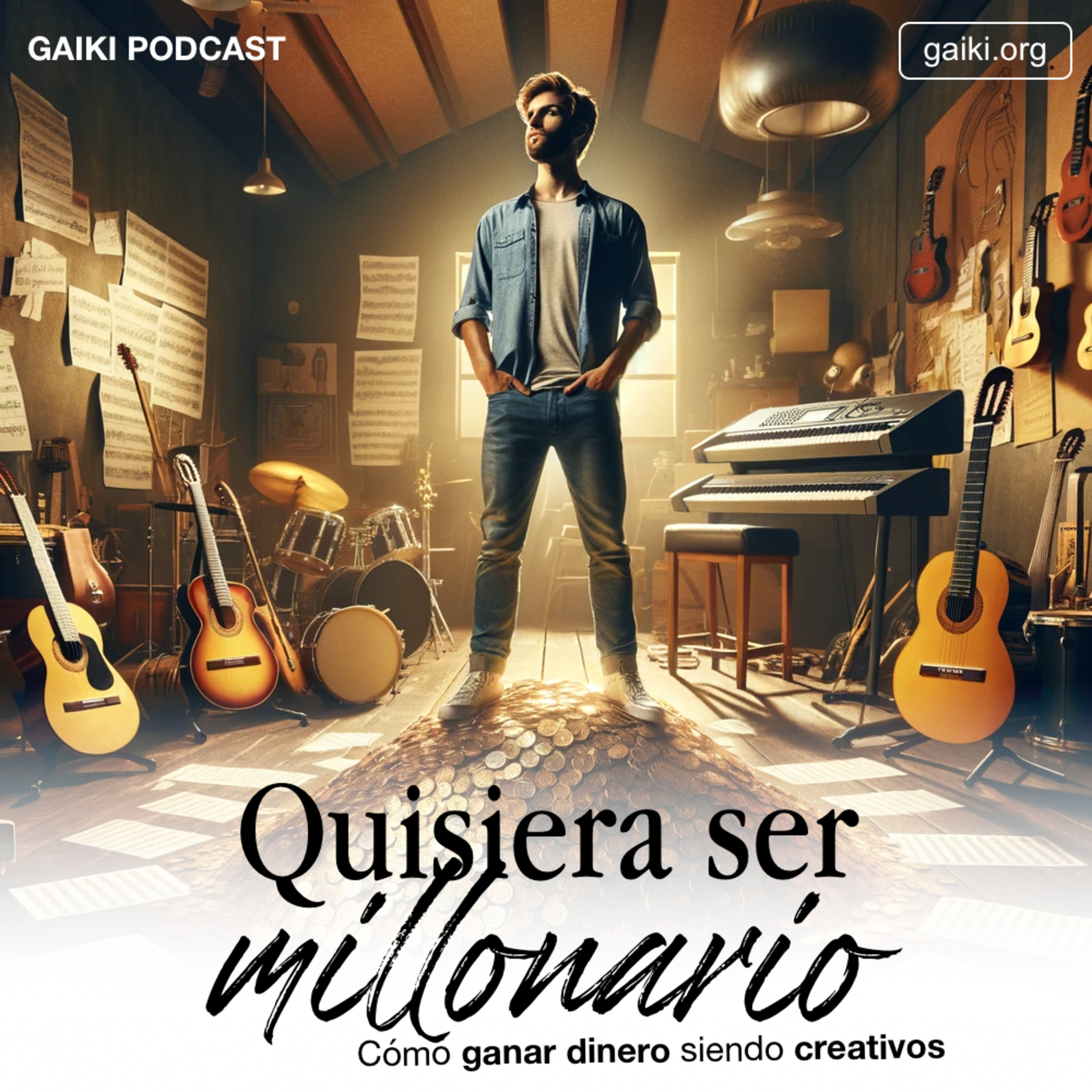 "Quisiera ser millonario" (Cómo ganar dinero siendo creativos) episode artwork