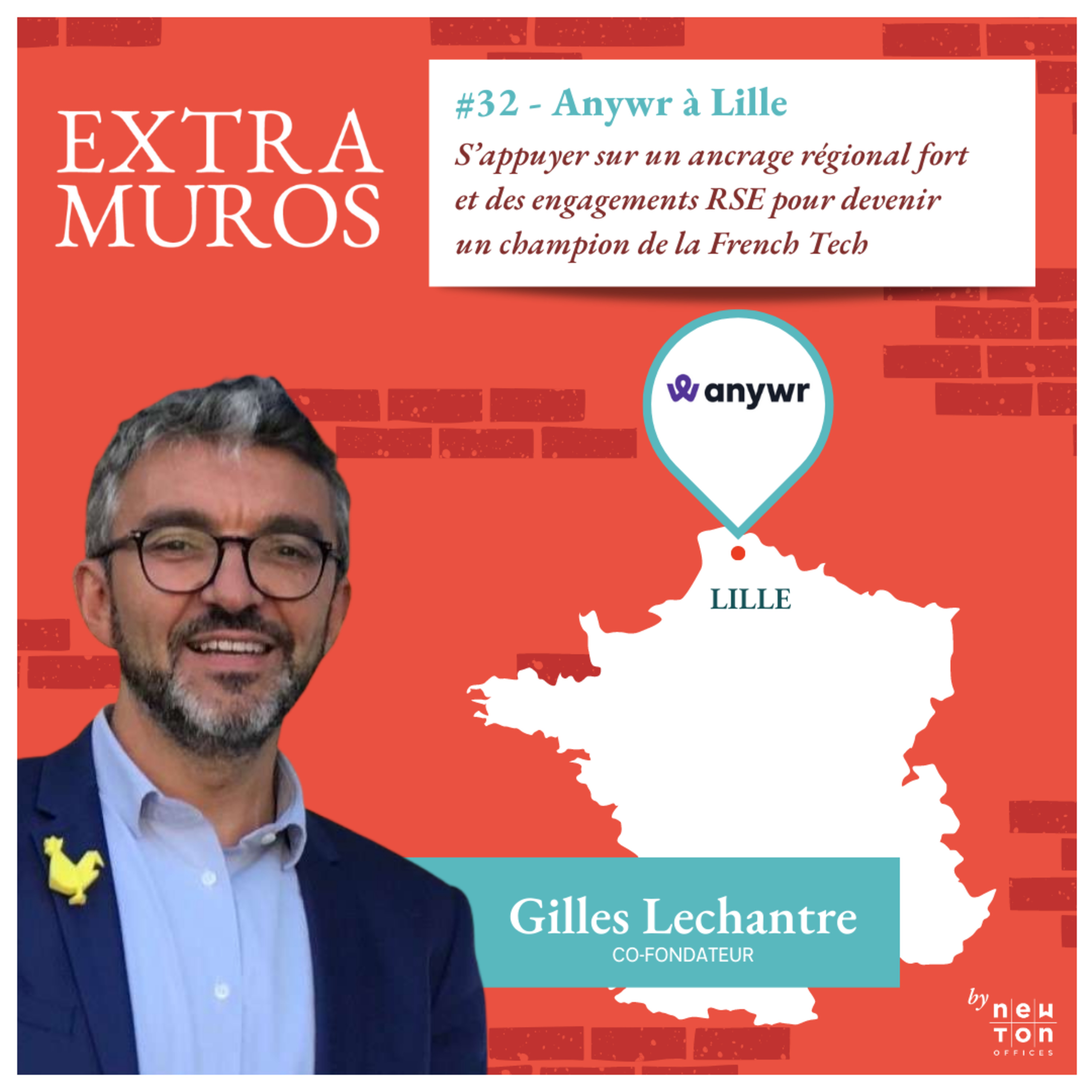 [EXTRAIT] #32 - Anywr à Lille - Travailler main dans la main avec les acteurs privés et institutionnels locaux pour se développer episode artwork