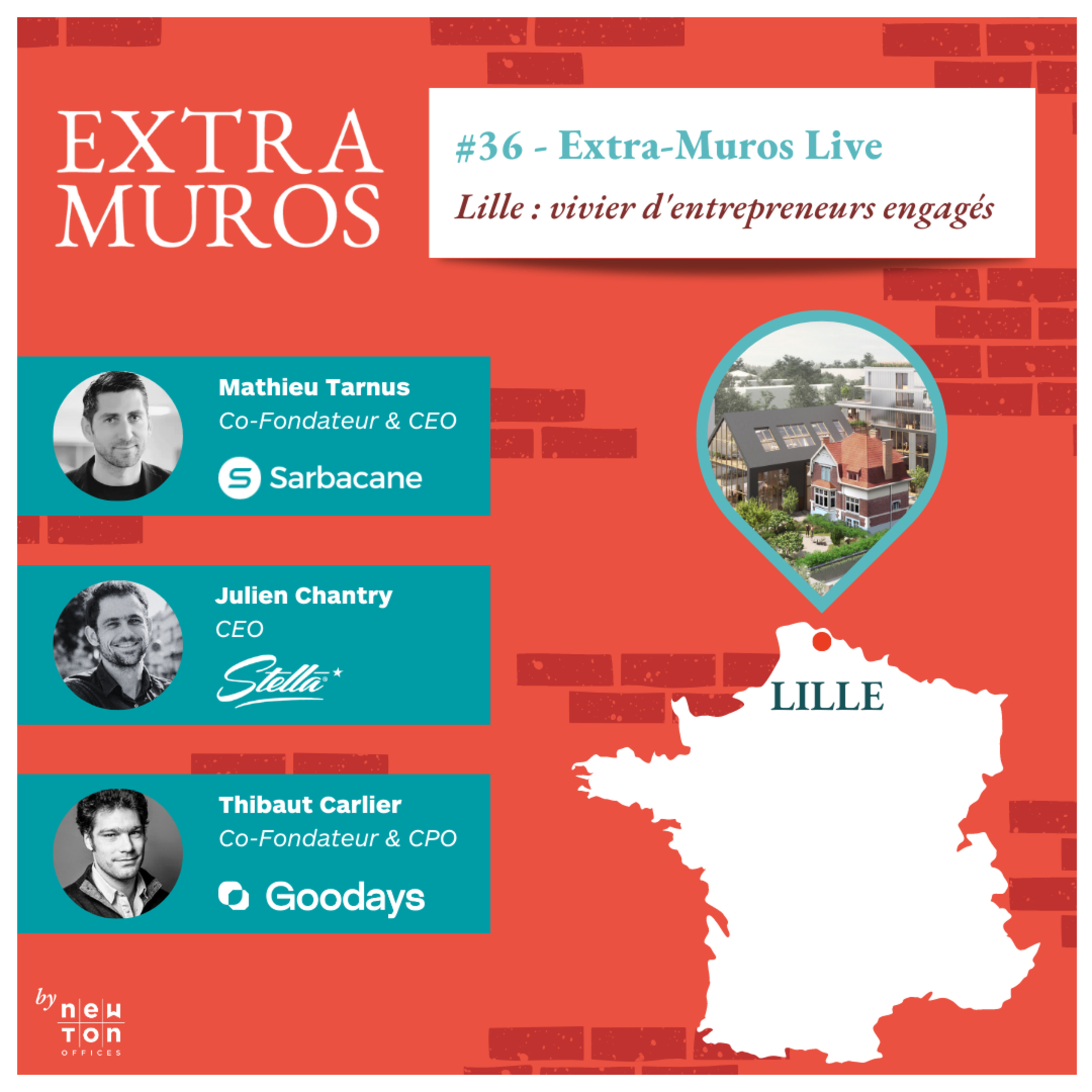 #36 [Part 1] - Extra-Muros Live - Lille, vivier d’entrepreneurs engagés episode artwork
