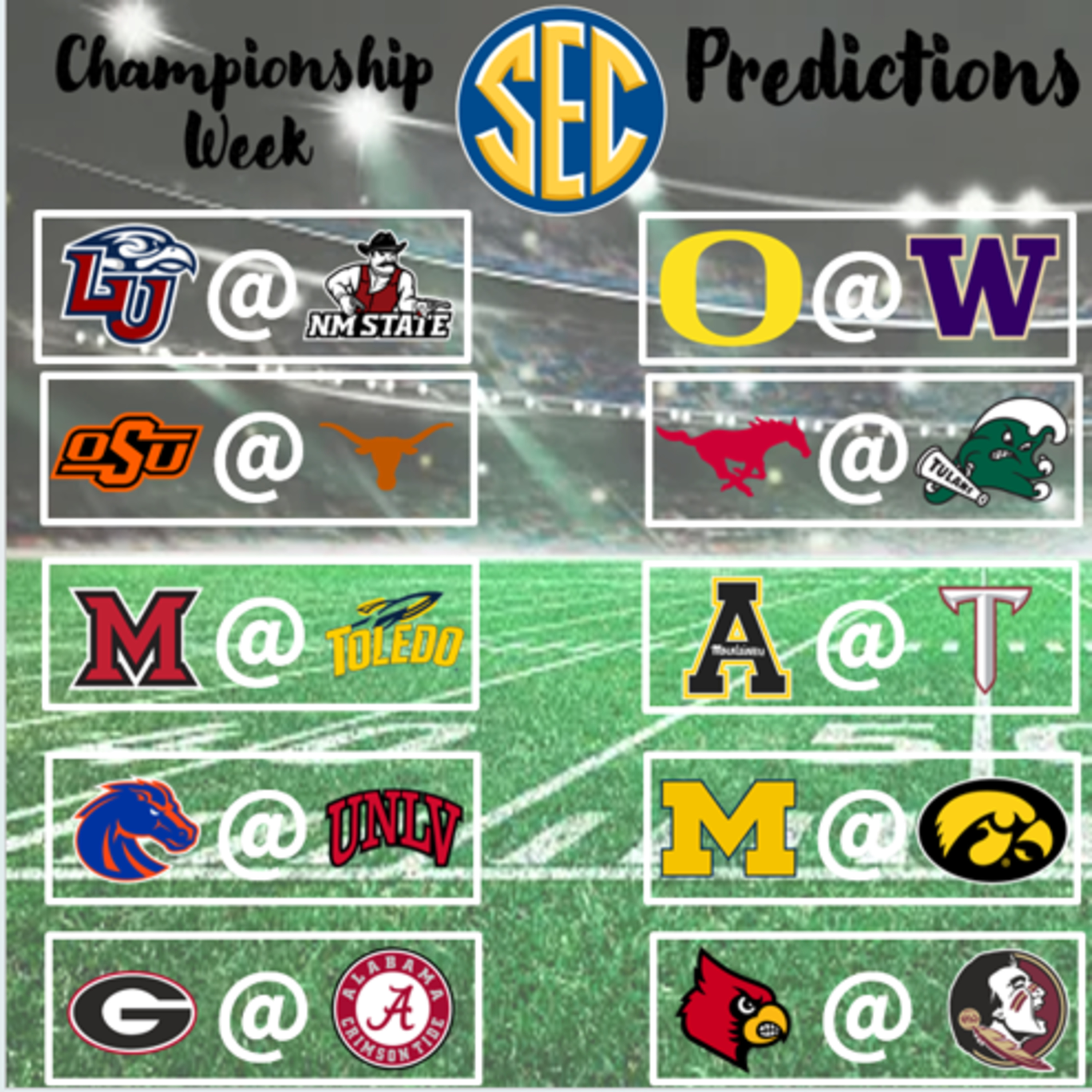 SEC Football Predictions - Championship Week episode artwork