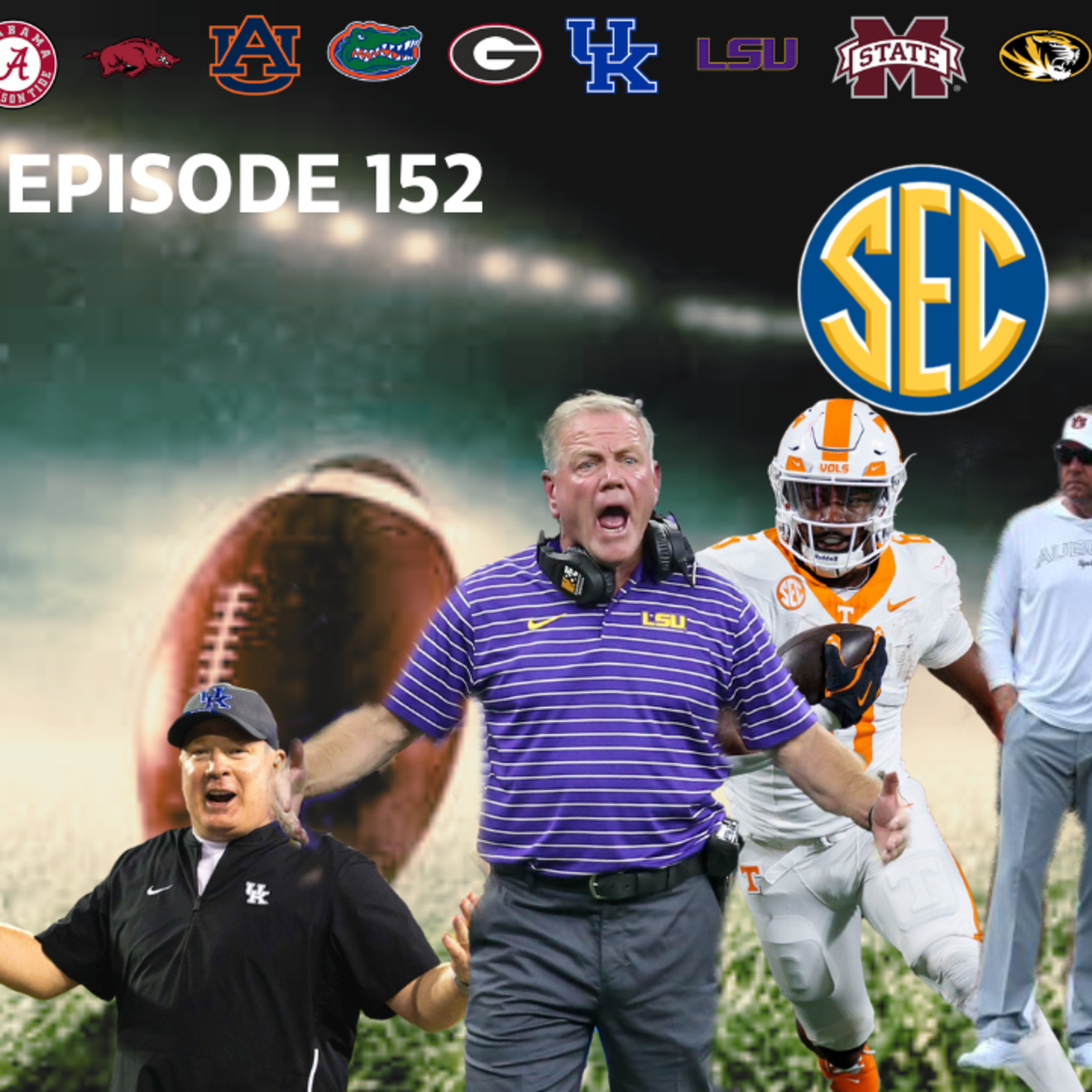 Georgia-Texas Controversy. Vols Get Win Over Alabama. Which Coaches on Hot Seat? LSU D Shuts Down Hogs.  episode artwork