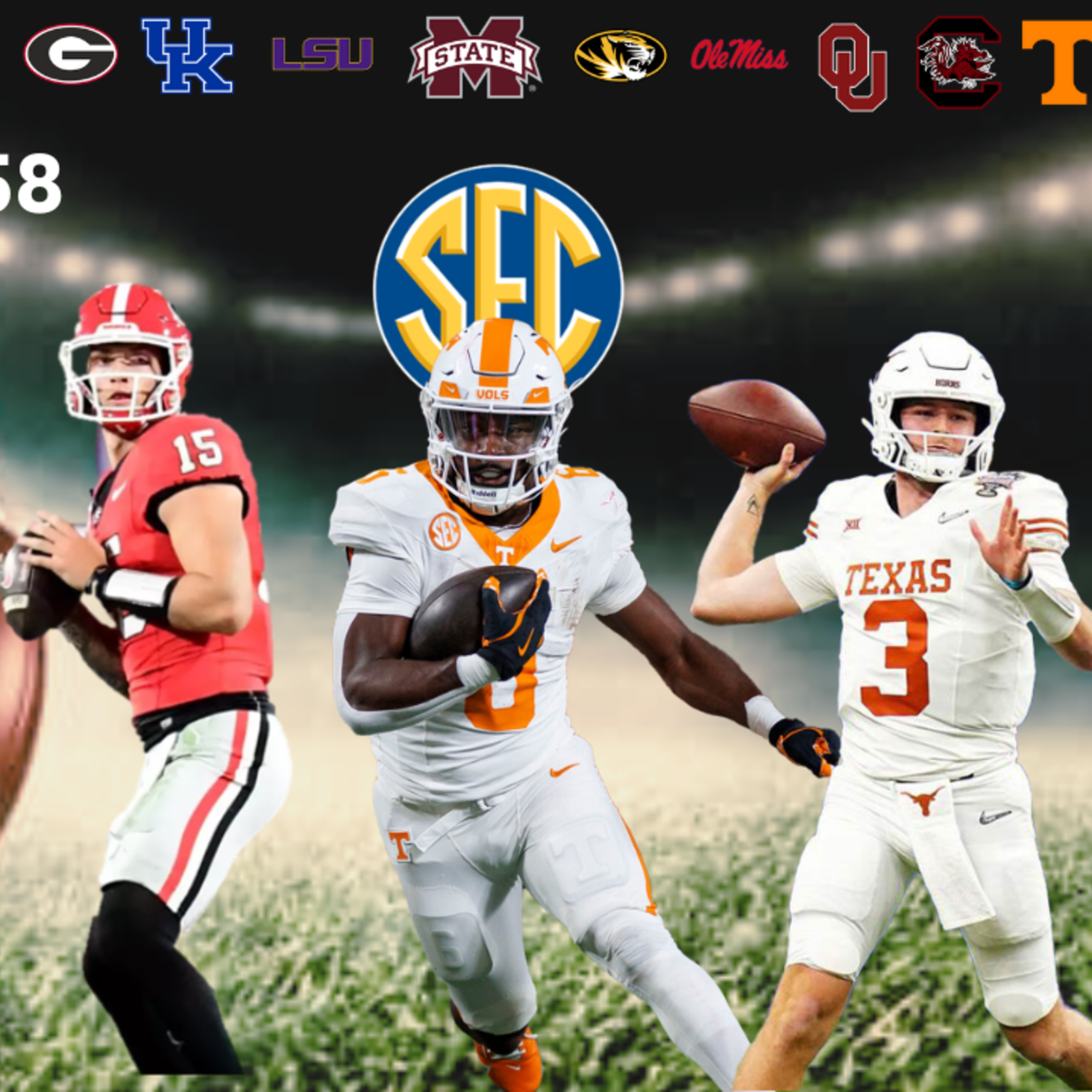 Tennessee, Georgia, and Texas Roll Into The Playoffs. SEC Going Bowling. episode artwork
