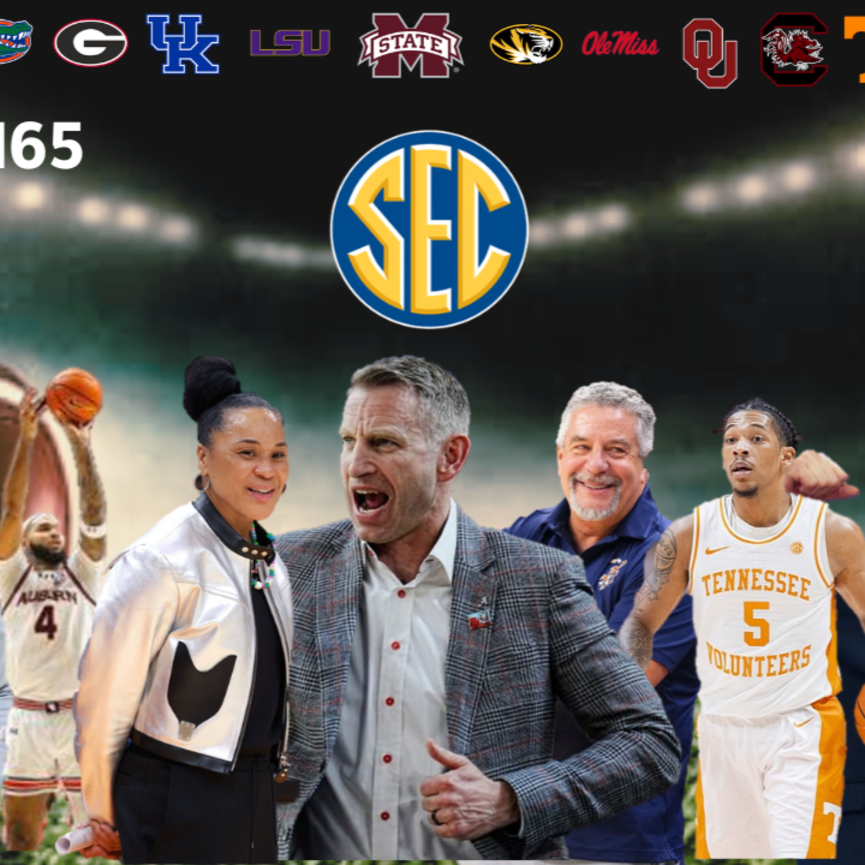 Auburn, Bama, Florida, and Tennessee leading the Madness. Gamecocks reign. SEC Dominates the Diamond episode artwork