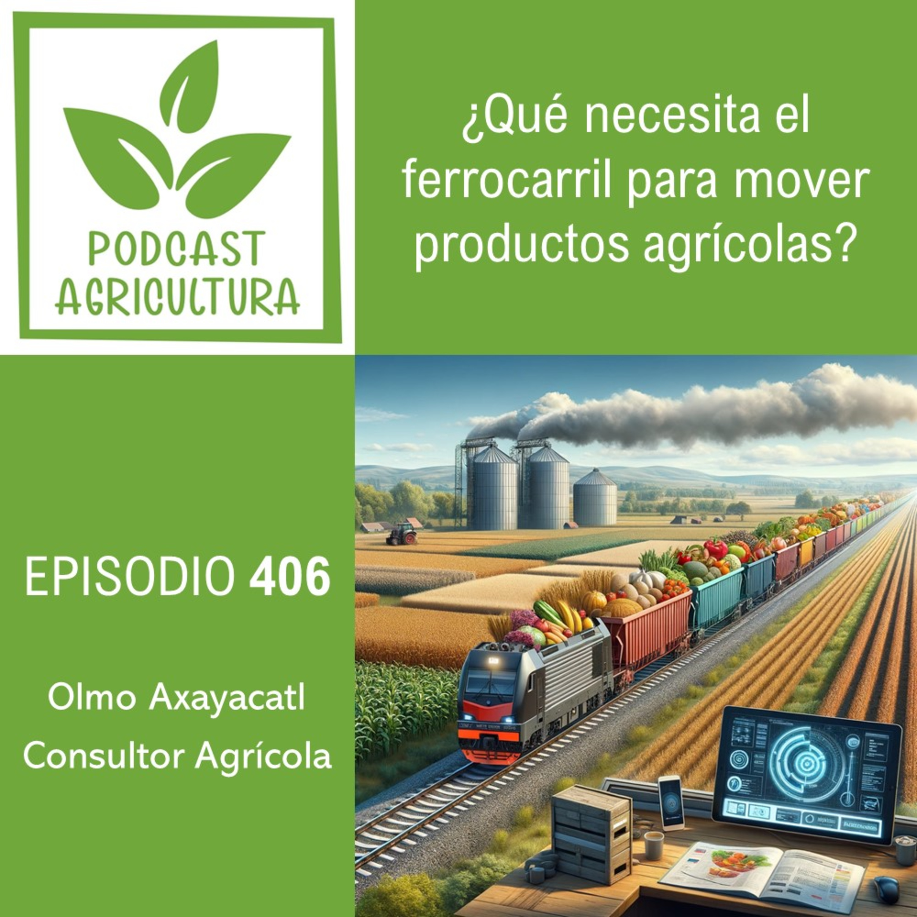 406 ¿Qué necesita el ferrocarril para mover productos agrícolas?