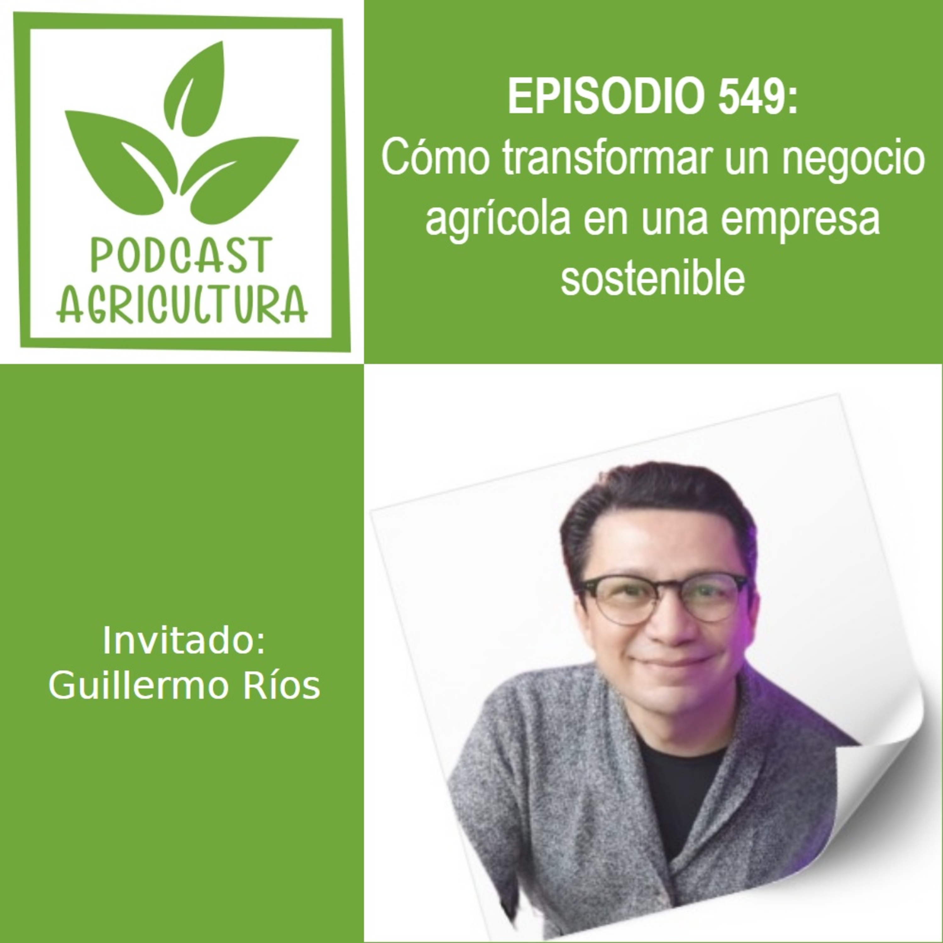 549 Cómo transformar un negocio agrícola en una empresa sostenible con Guillermo Ríos 549 Cómo transformar un negocio agrícola en una empresa sostenible con Guillermo Ríos