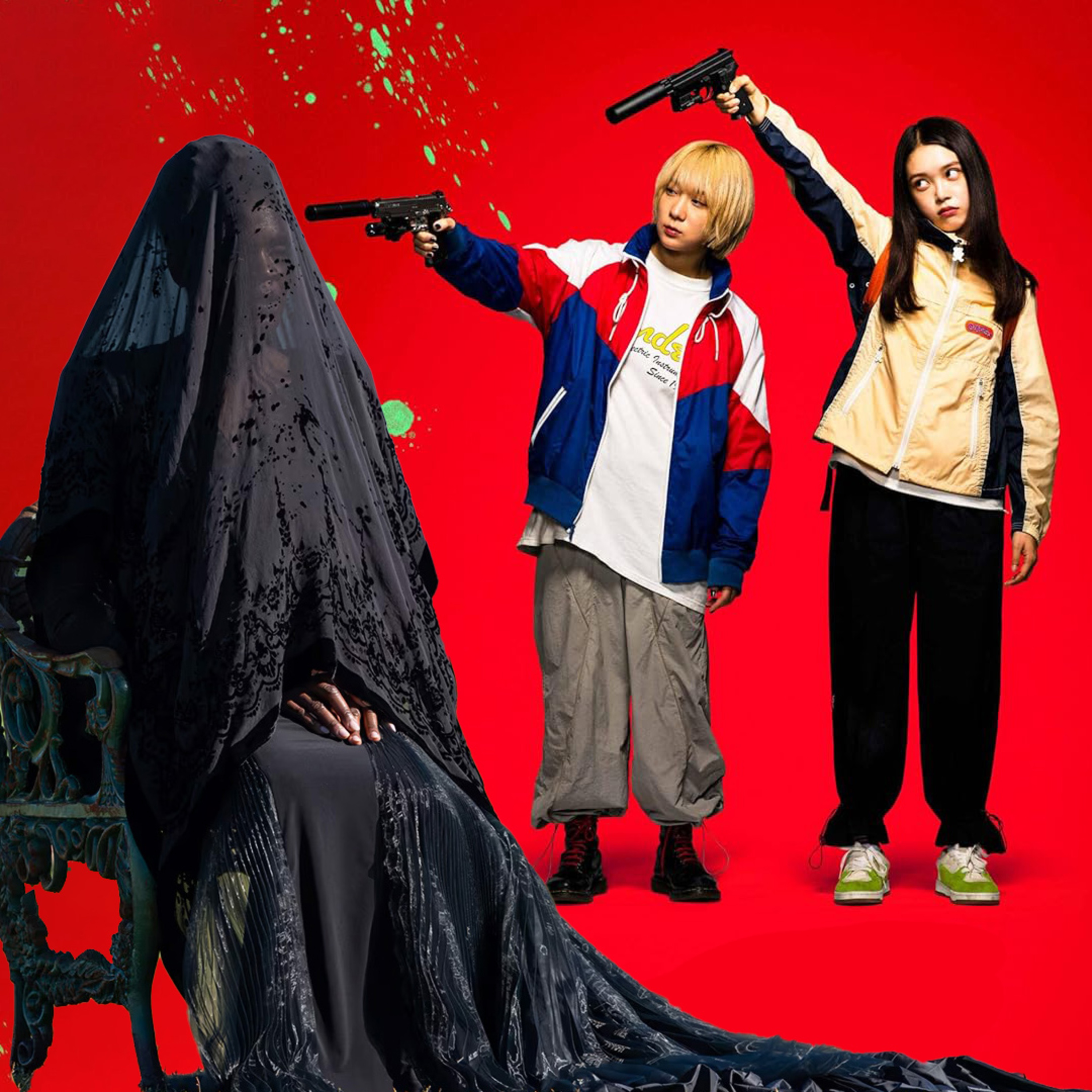 The Woman in the Yard meets An Taibhse (The Ghost) while watching Weak Hero Class 1 and Baby Assassins: Nice Days episode artwork