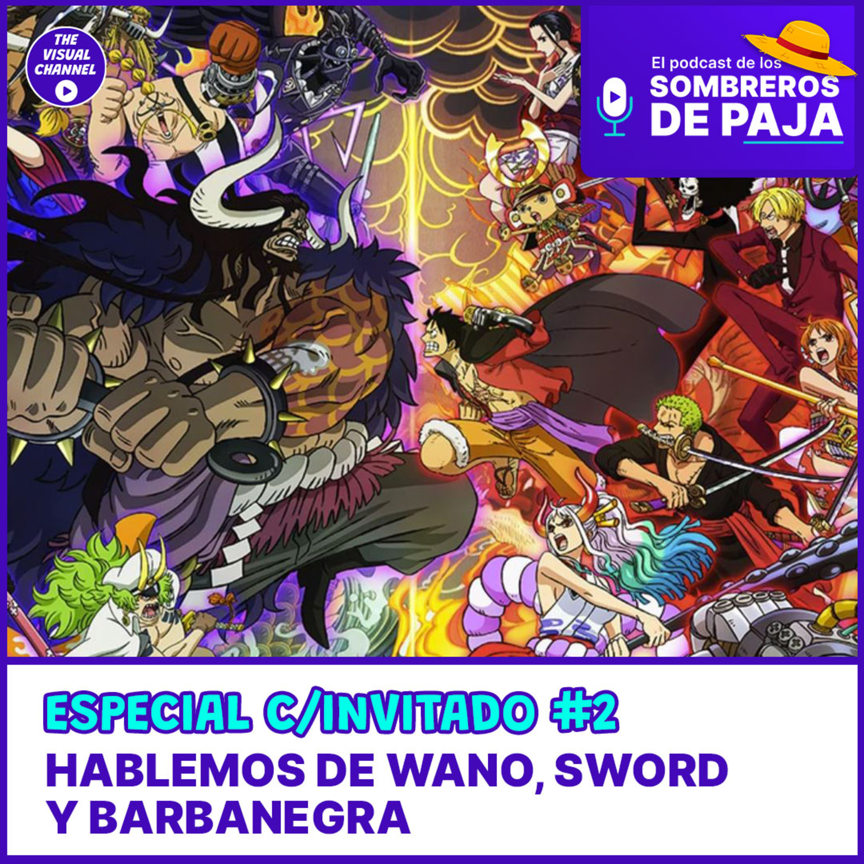 Especial Fans de One Piece #2 - Tenemos nuevo invitado, nuestro fan #1 en IG jaja; Manuel. Esta semana discutimos como Wano cambió a One Piece, el papel de Sword y el villano Barbanegra...