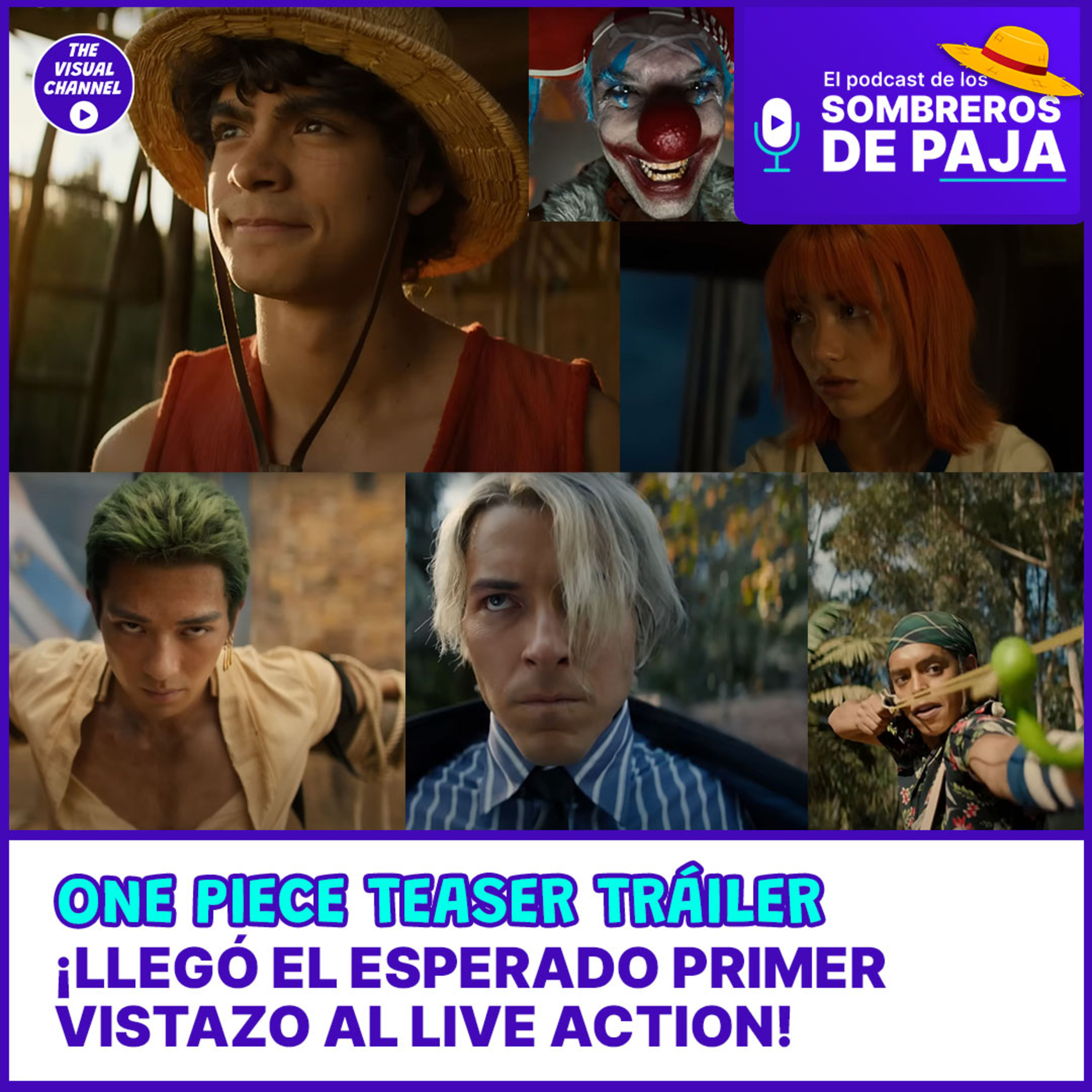One Piece Live Action - Este fin se reveló el teaser tráiler de la serie de Netflix y por fin vemos a los Sombreros de Paja en el mundo real, ¿pinta bien? ¿les va gustando o no?