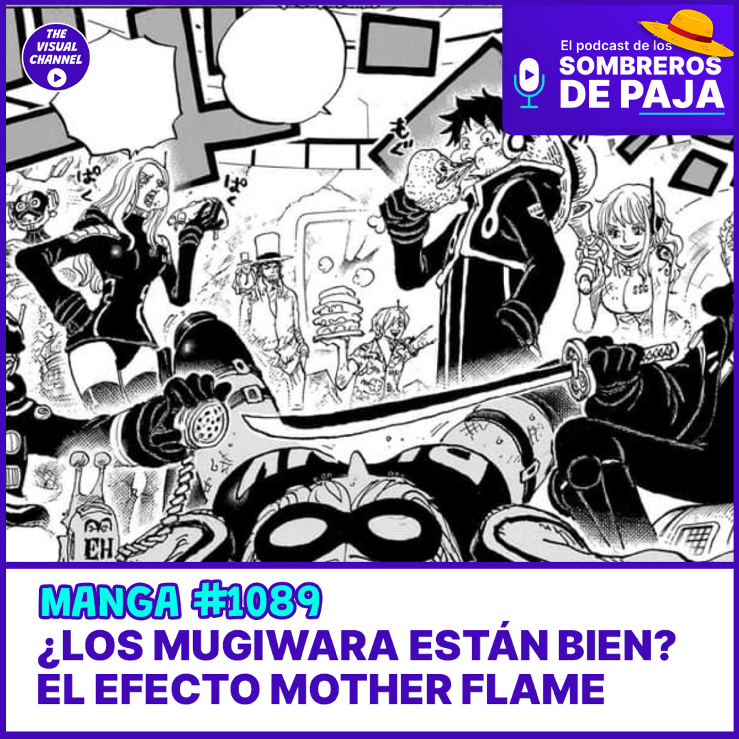 One Piece Manga #1089 - Los Mugiwara parecen estar super bien, hubo un plot twist y se rompe la expectativa antes del evento profetizado en la semana del "Gear 5th" animado episode artwork