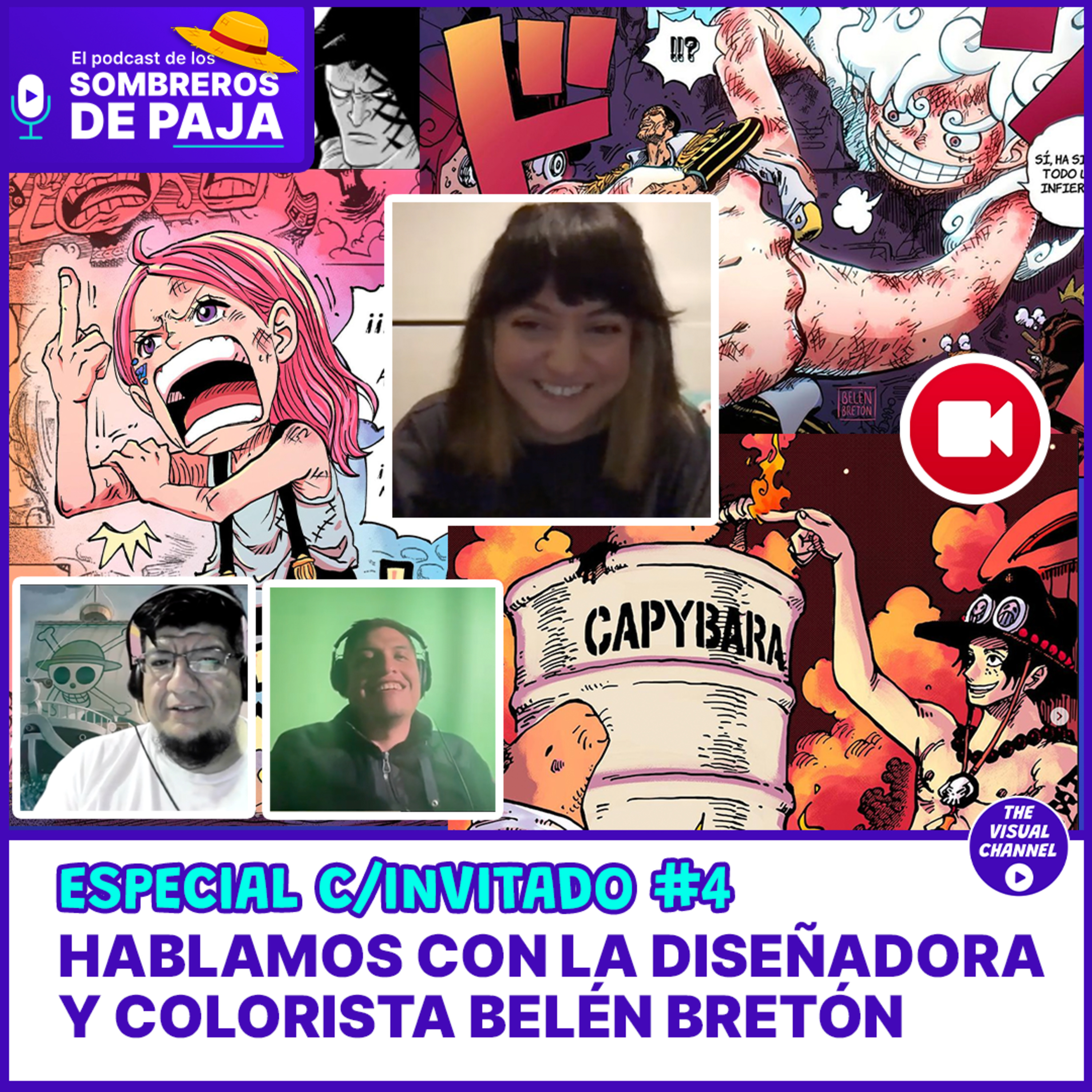 Especial Fans de One Piece #4 - Invitamos a Belén Bretón, diseñadora, artista digital y colorista encargada del proyecto para completar el manga del #1098 | Una plática de arte con One Piece episode artwork