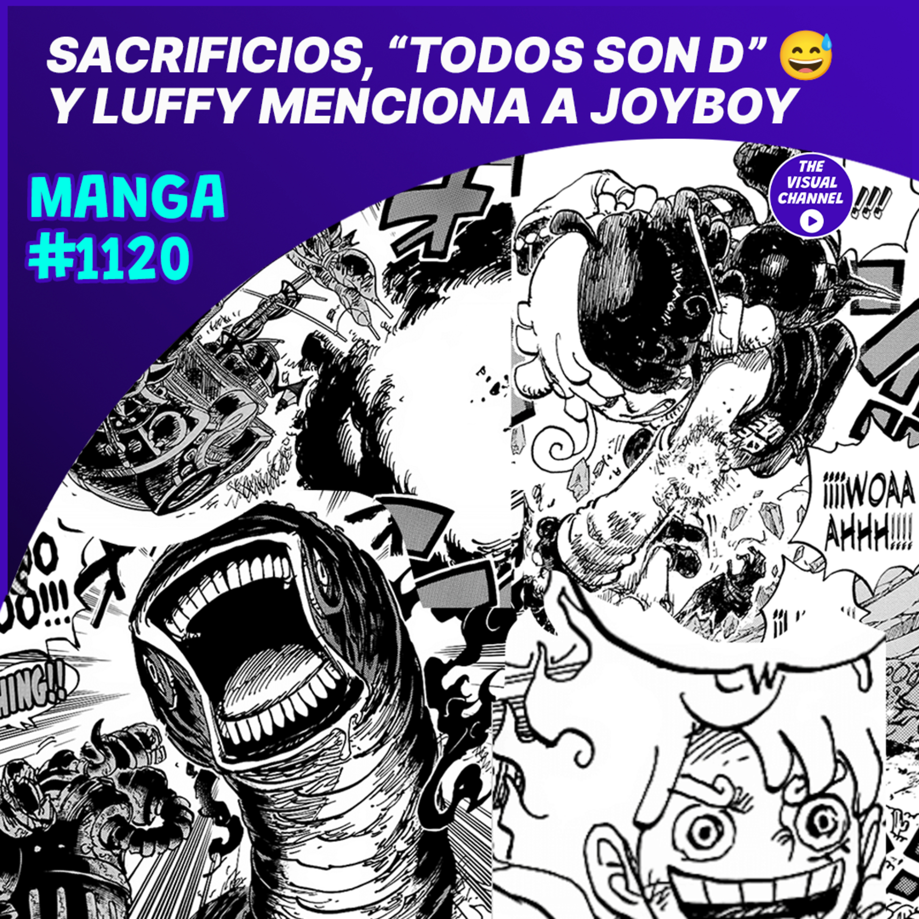 One Piece Manga #1120 - Tenemos otro "D" y la broma se se vuelve canon, Luffy menciona a Joyboy y Atlas se despide... episode artwork