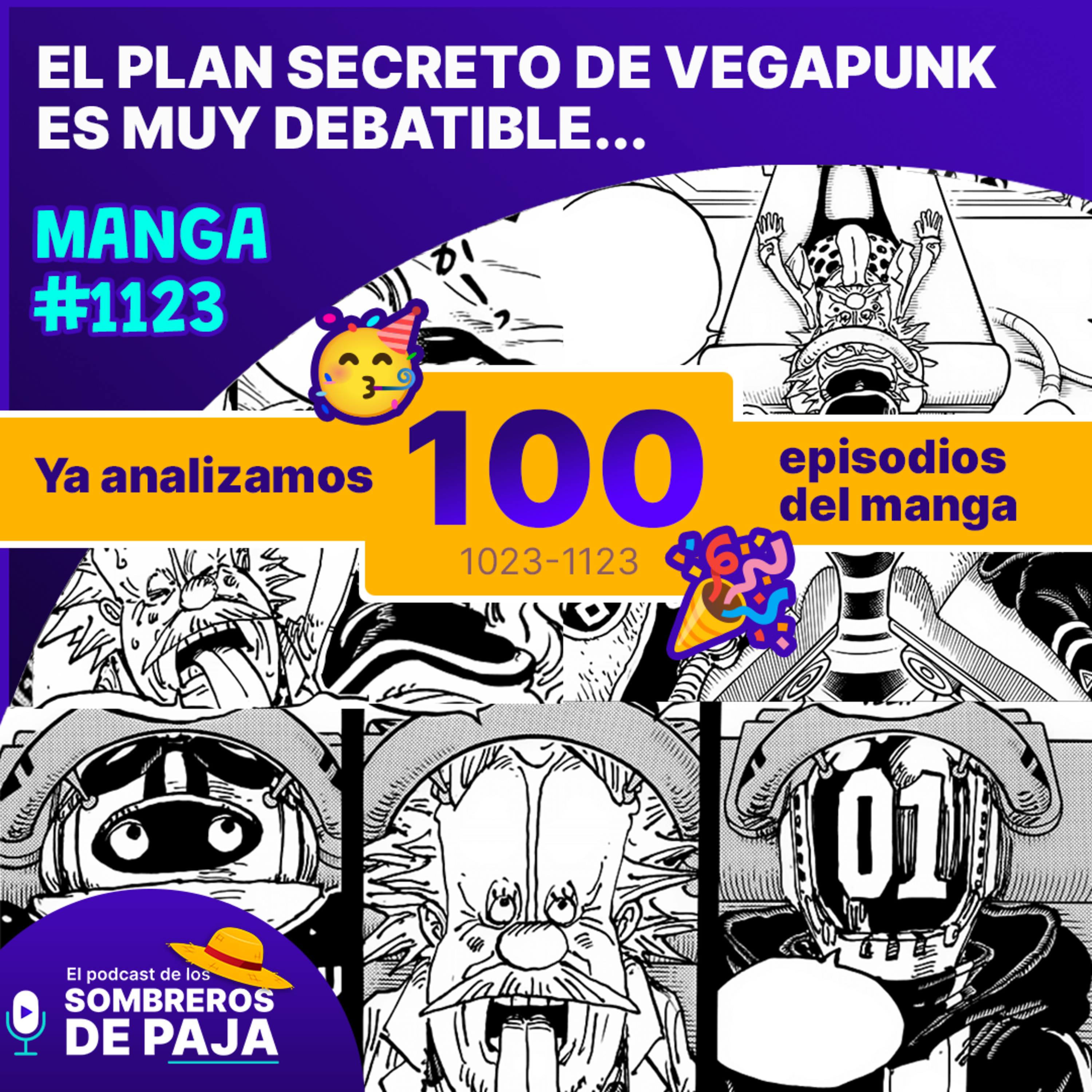 One Piece Manga #1123 - Vegapunk y Oda ponen en jaque que todo EggHead estaba planeado... pero ¡realmente era un buen plan? | Ya revisamos #100 capítulos del manga episode artwork