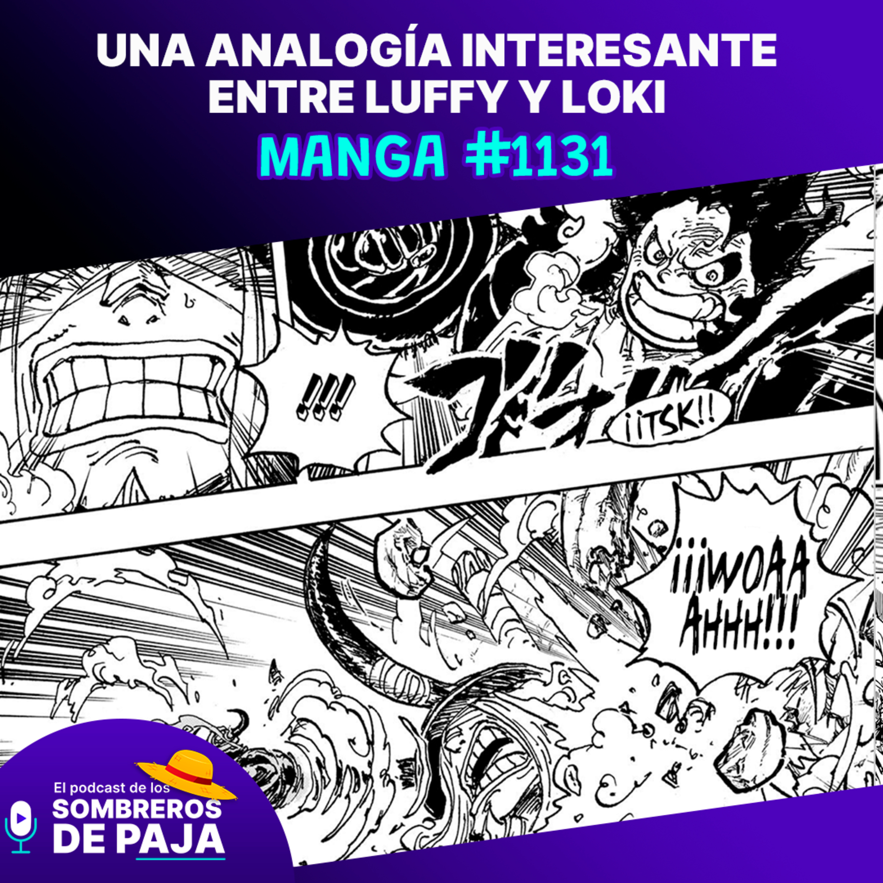One Piece Manga #1131 - Oda muestra nuevamente un paralelo entre Luffy y su rival Loki, hay magía y misterio en este episodio. episode artwork