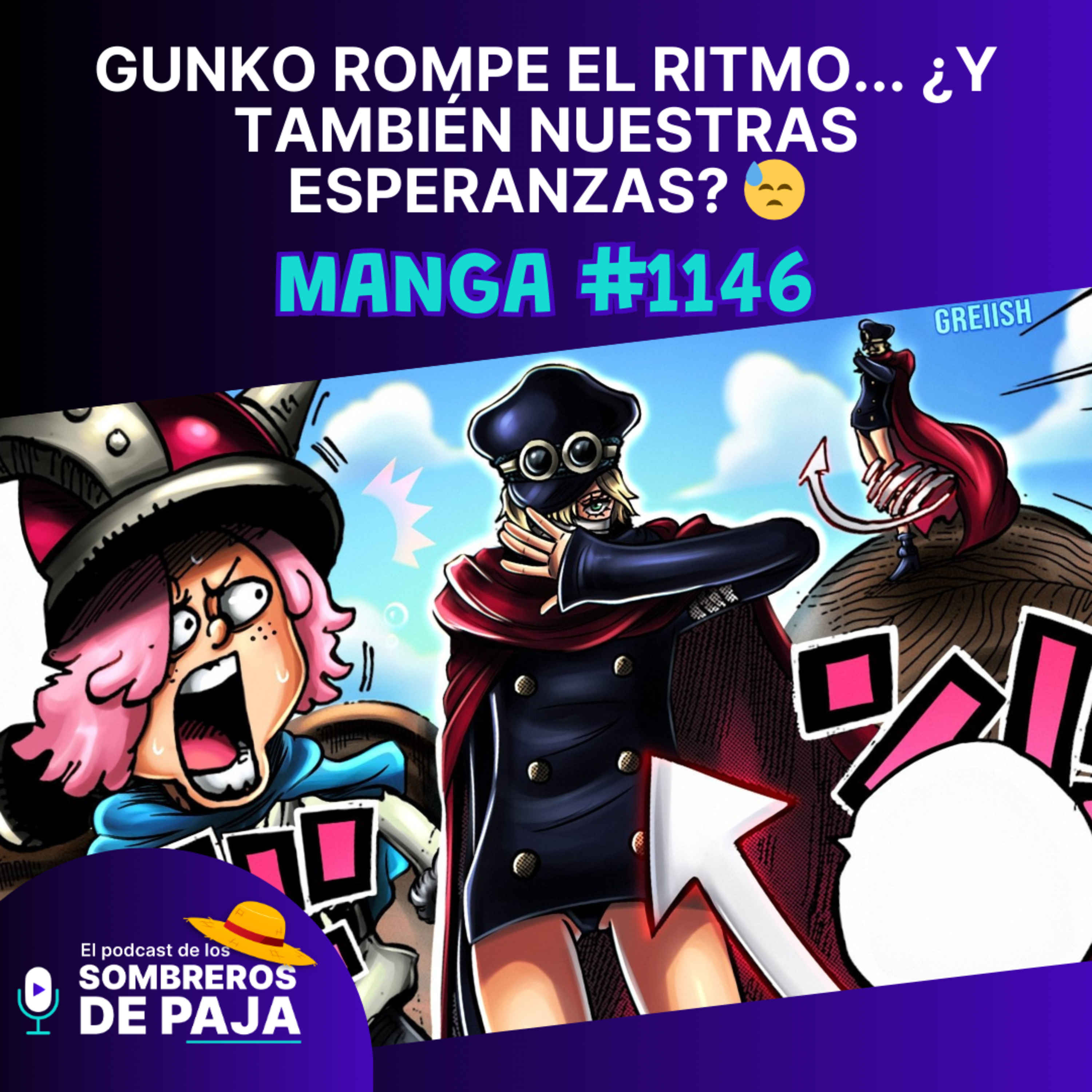 One Piece #1146 - Gunko rompe el ritmo... ¿y también nuestras esperanzas? 😓 episode artwork