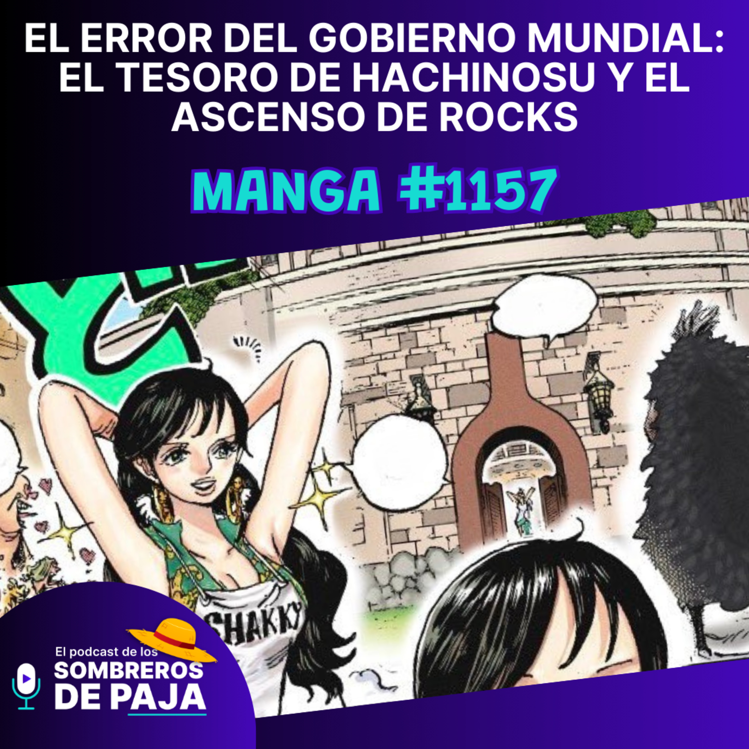 One Piece Manga #1157 – El error del Gobierno: el tesoro de Hachinosu y el ascenso de Rocks episode artwork