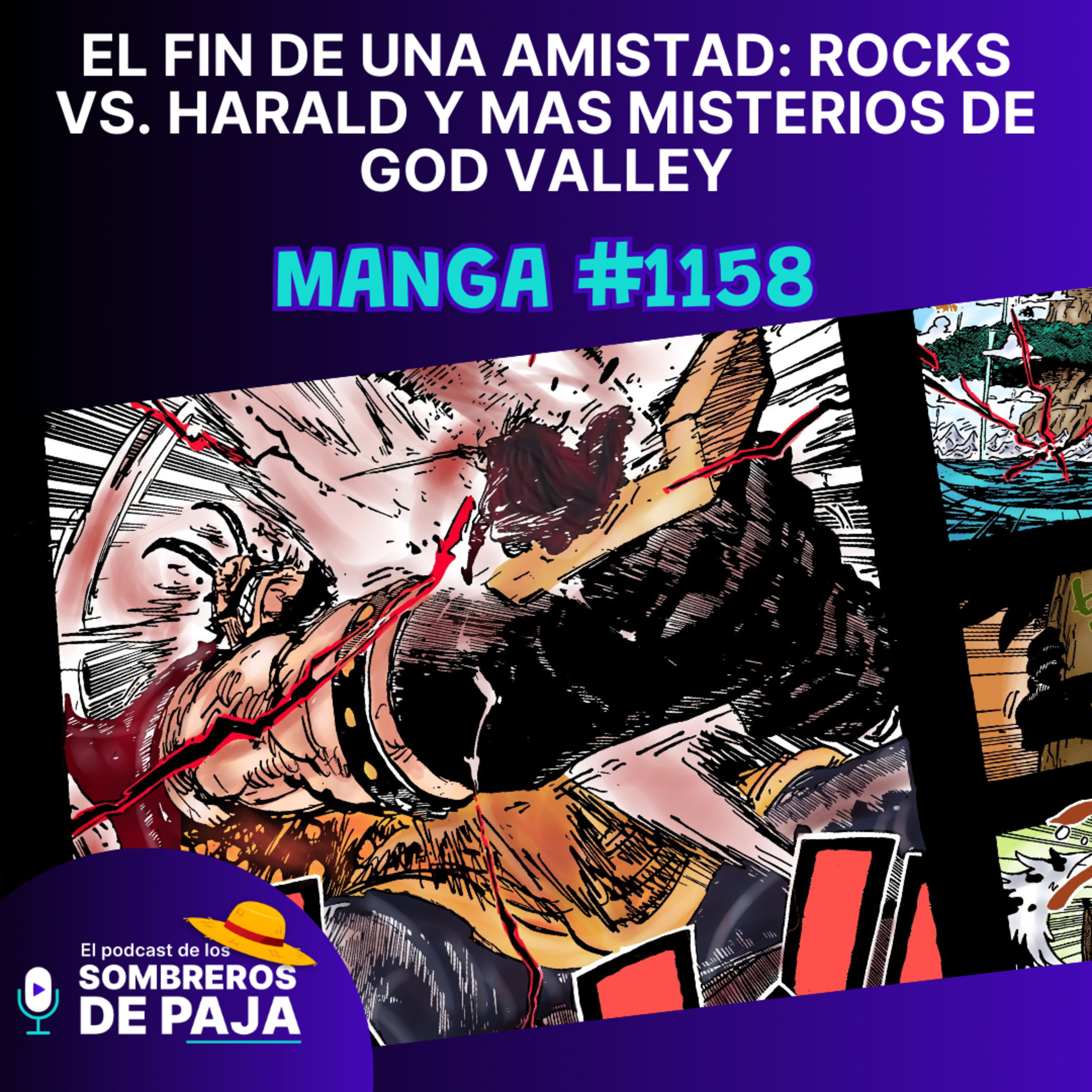 One Piece Manga #1158 - Especial 4to Aniversario! - El fin de una amistad... Rocks Vs. Harald y mas misterios de God Valley episode artwork