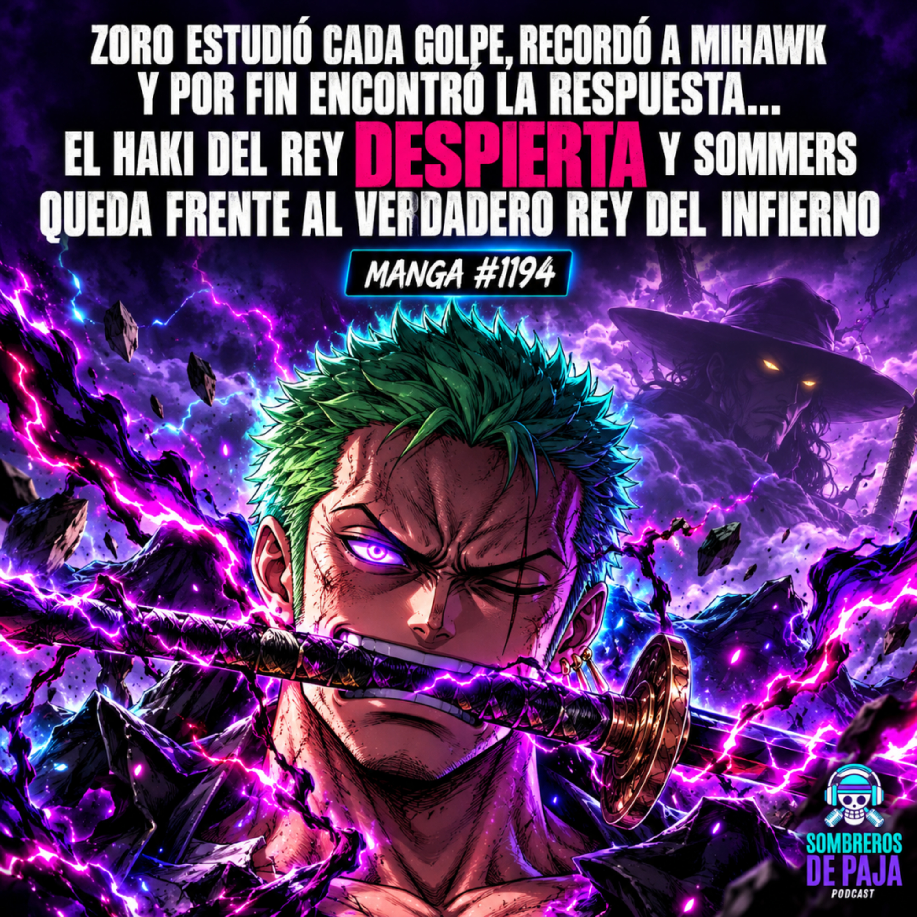 One Piece Manga #1194 - Zoro convierte la pelea en su dojo… ¿llega el Haki del Rey?