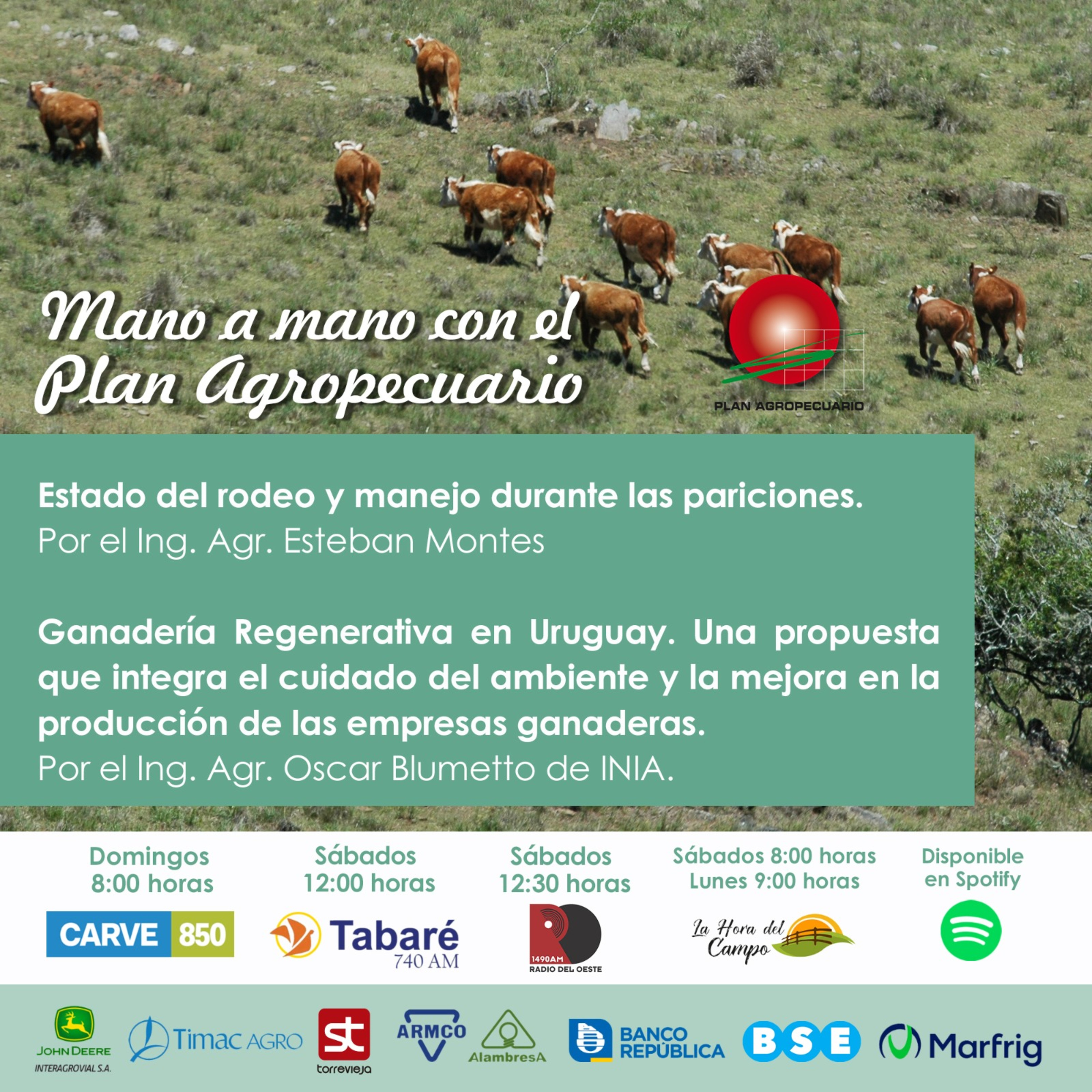Mano a Mano con el Plan Agropecuario