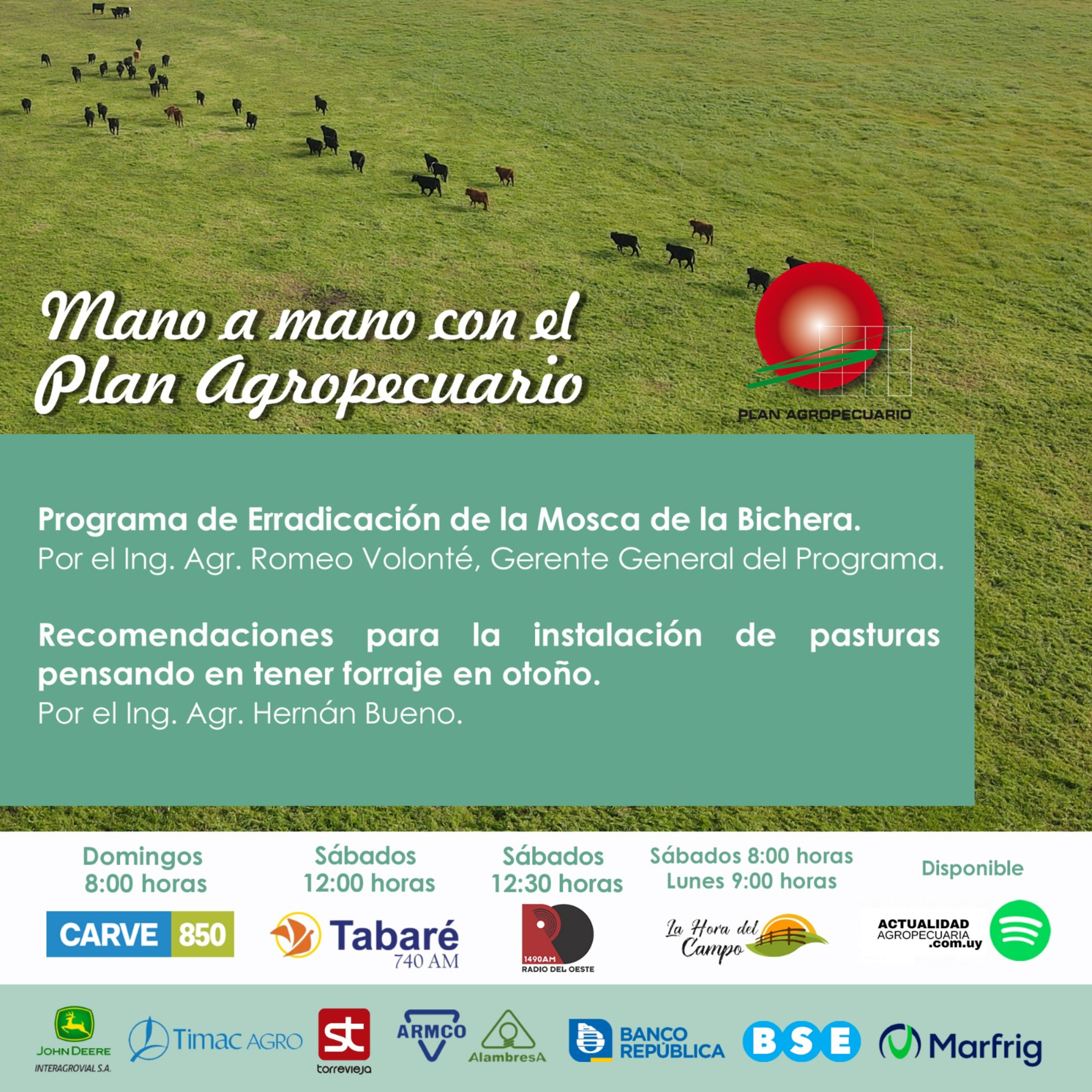 Mano a Mano con el Plan Agropecuario