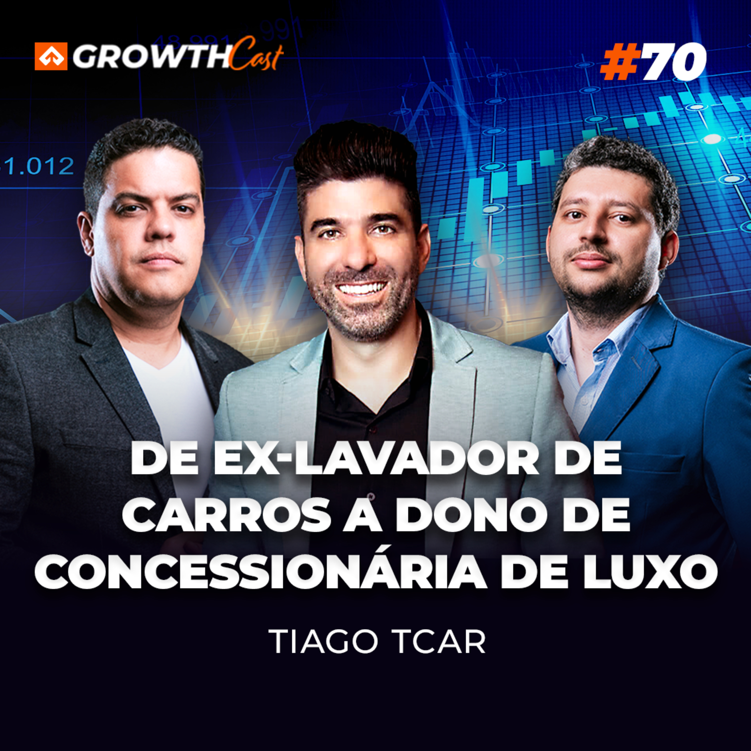 GrowthCast #70 | Empreendedorismo de sucesso: a história de um ex-lavador de carros que se tornou dono de concessionária de luxo com Tcar episode artwork