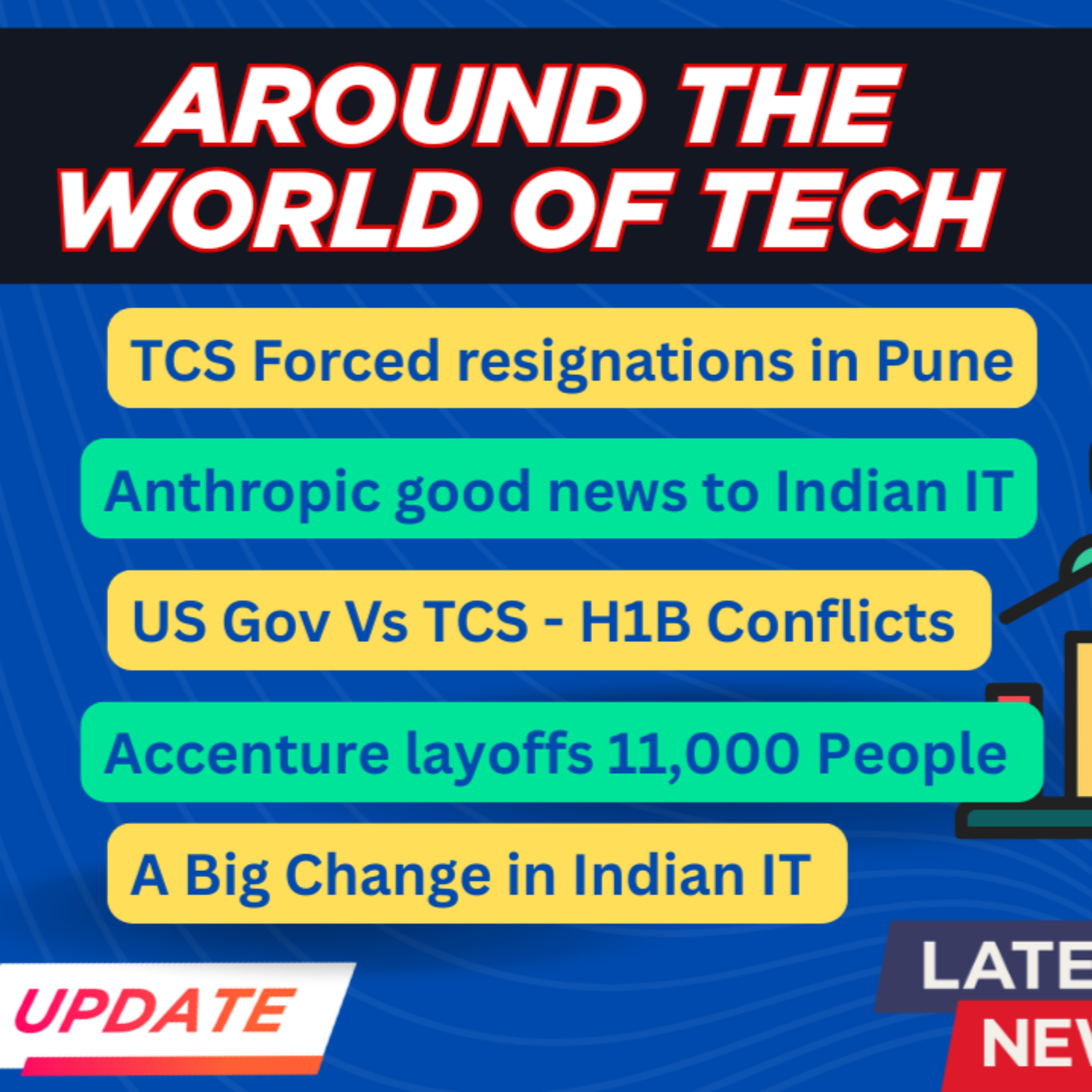 The Harsh Truth of Indian IT 2025: Layoffs, H1B Issues & AI Disruption - AWT episode artwork