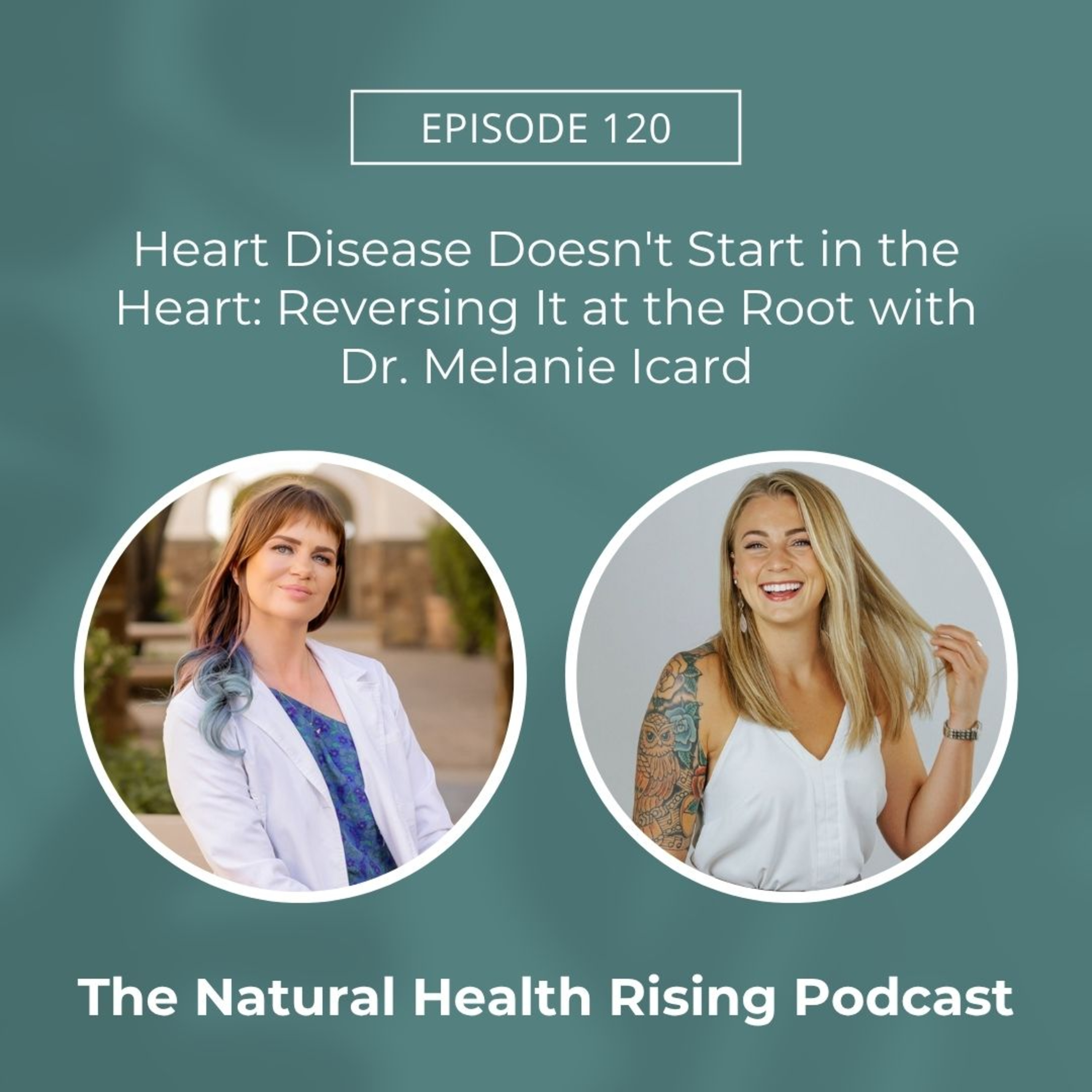 120: Heart Disease Doesn't Start in the Heart: Reversing It at the Root with Dr. Melanie Icard episode artwork